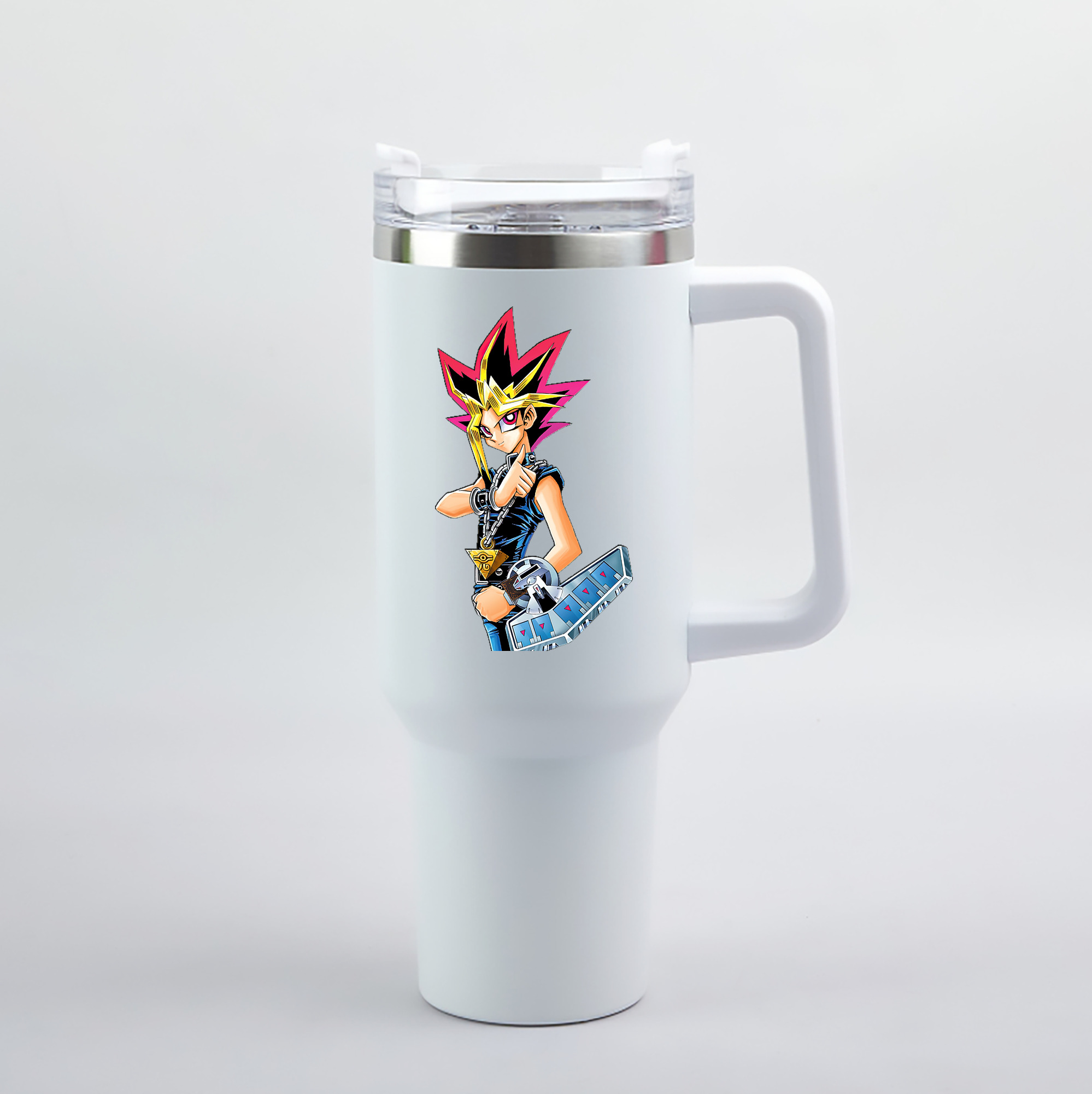 （画像用） 遊☆戯☆王 Yu-Gi-Oh! 1200mL車用タンブラー（カラープリント）
