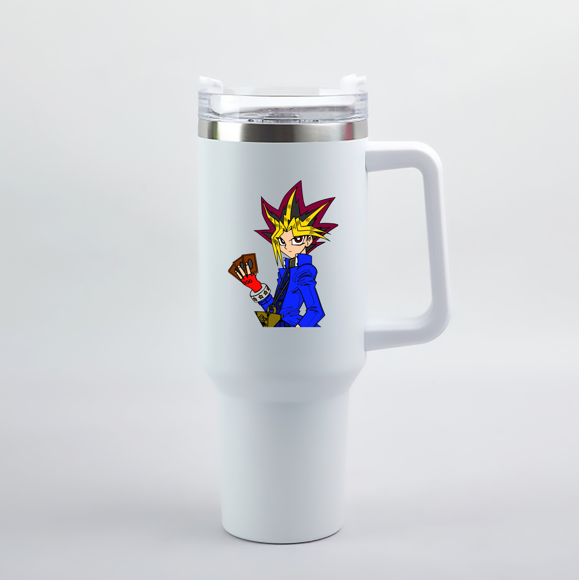 （画像用） 遊☆戯☆王 Yu-Gi-Oh! 1200mL車用タンブラー（カラープリント）