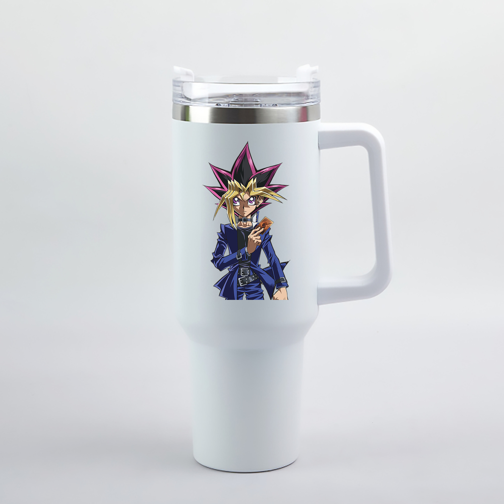 （画像用） 遊☆戯☆王 Yu-Gi-Oh! 1200mL車用タンブラー（カラープリント）