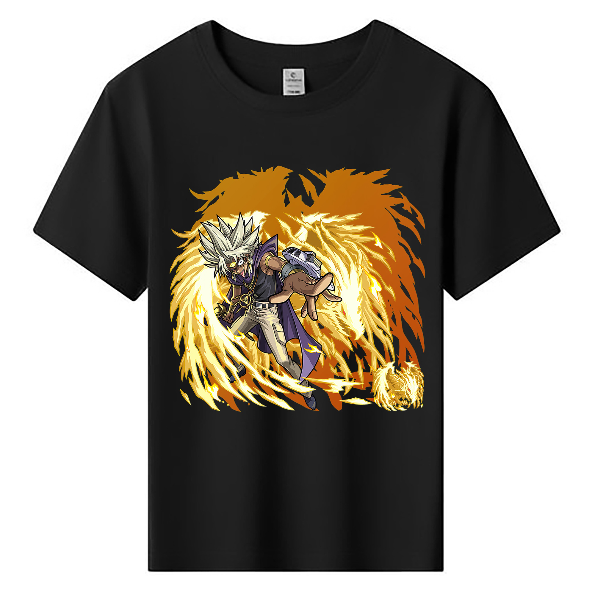 （画像用） 遊☆戯☆王 Yu-Gi-Oh! 綿100％キッズTシャツ（フロントプリント）