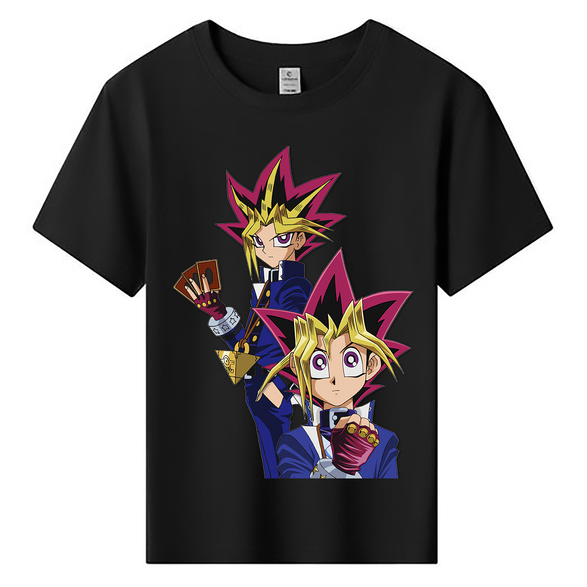 （画像用） 遊☆戯☆王 Yu-Gi-Oh! 綿100％キッズTシャツ（フロントプリント）