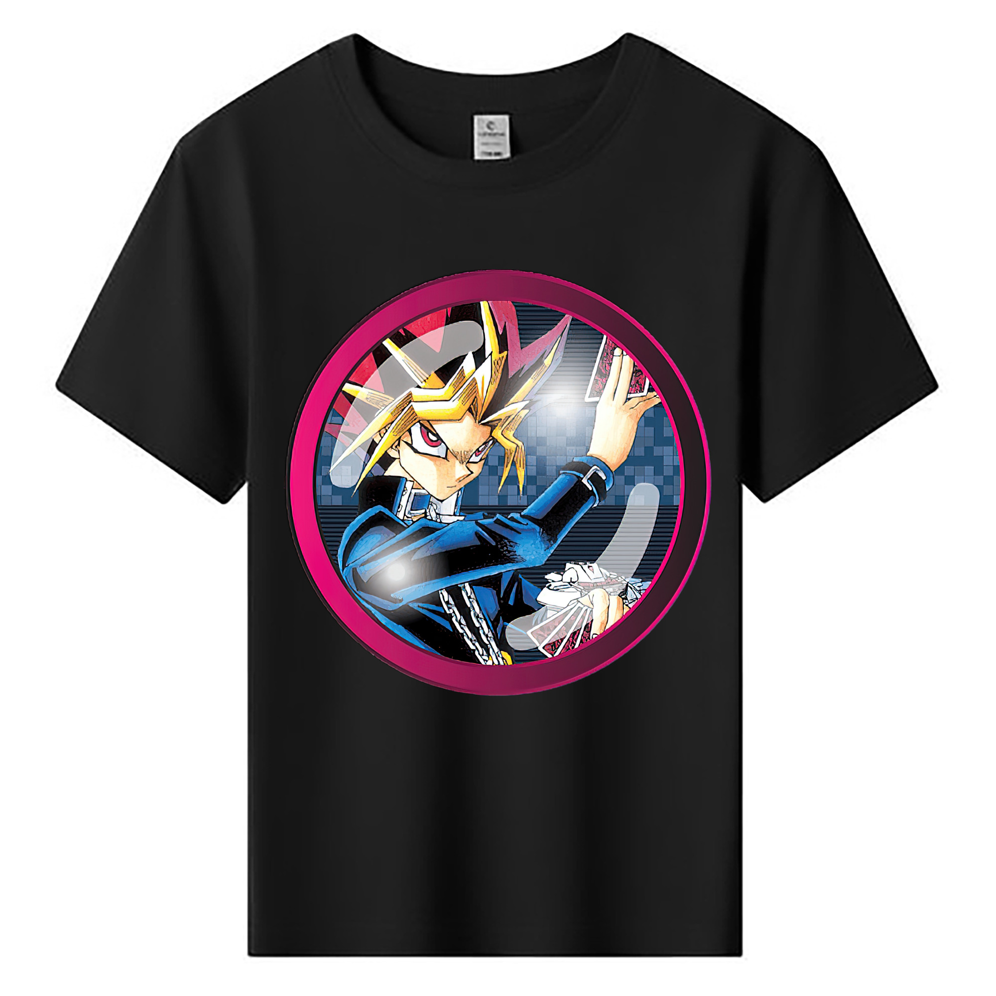 （画像用） 遊☆戯☆王 Yu-Gi-Oh! 綿100％キッズTシャツ（フロントプリント）