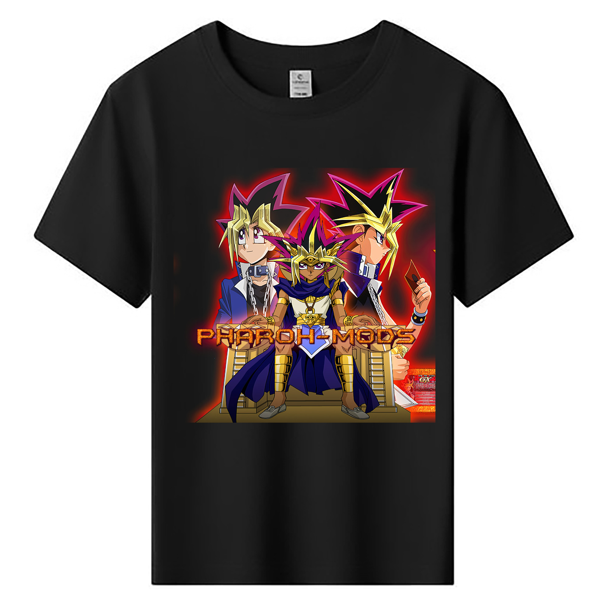 （画像用） 遊☆戯☆王 Yu-Gi-Oh! 綿100％キッズTシャツ（フロントプリント）