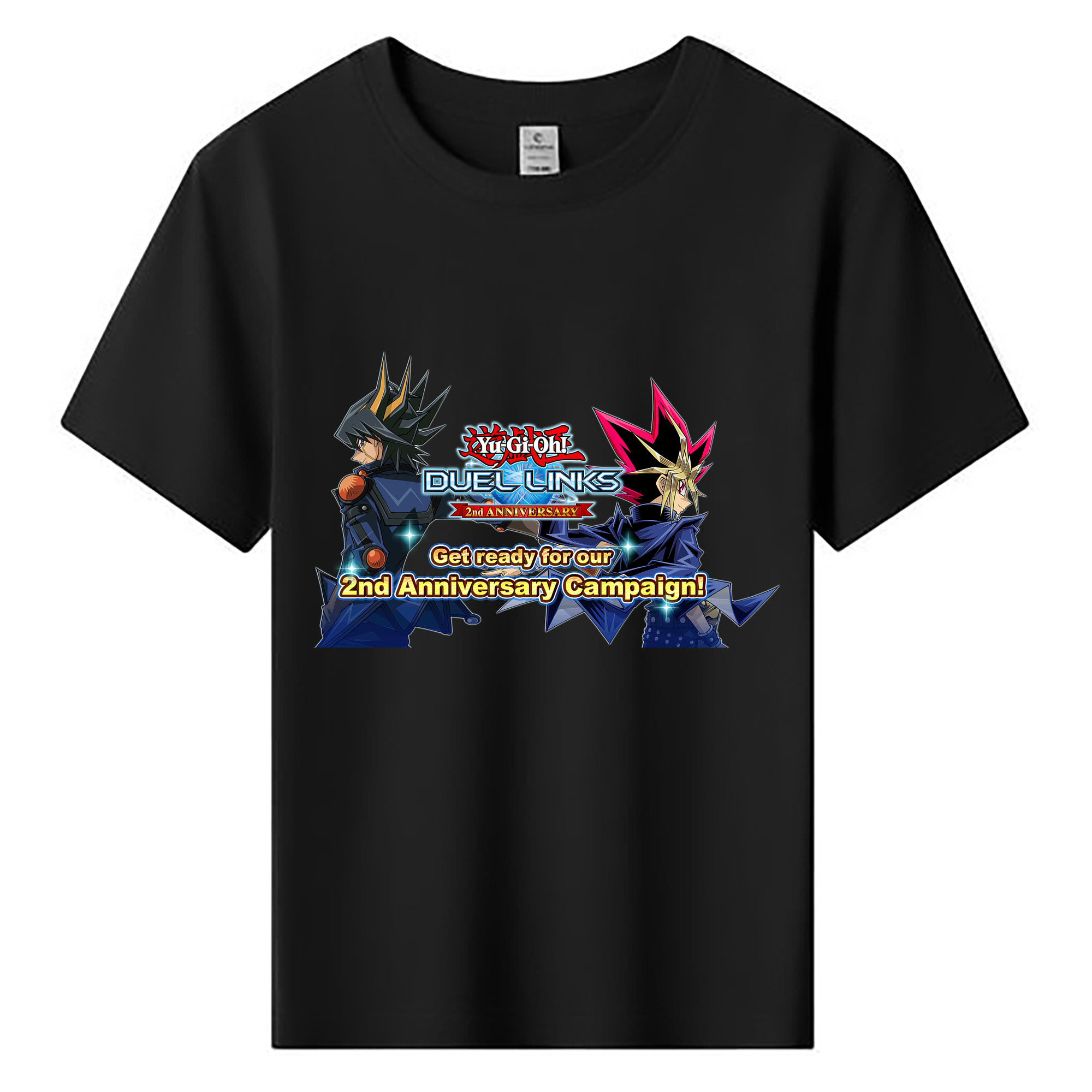 （画像用） 遊☆戯☆王 Yu-Gi-Oh! 綿100％キッズTシャツ（フロントプリント）