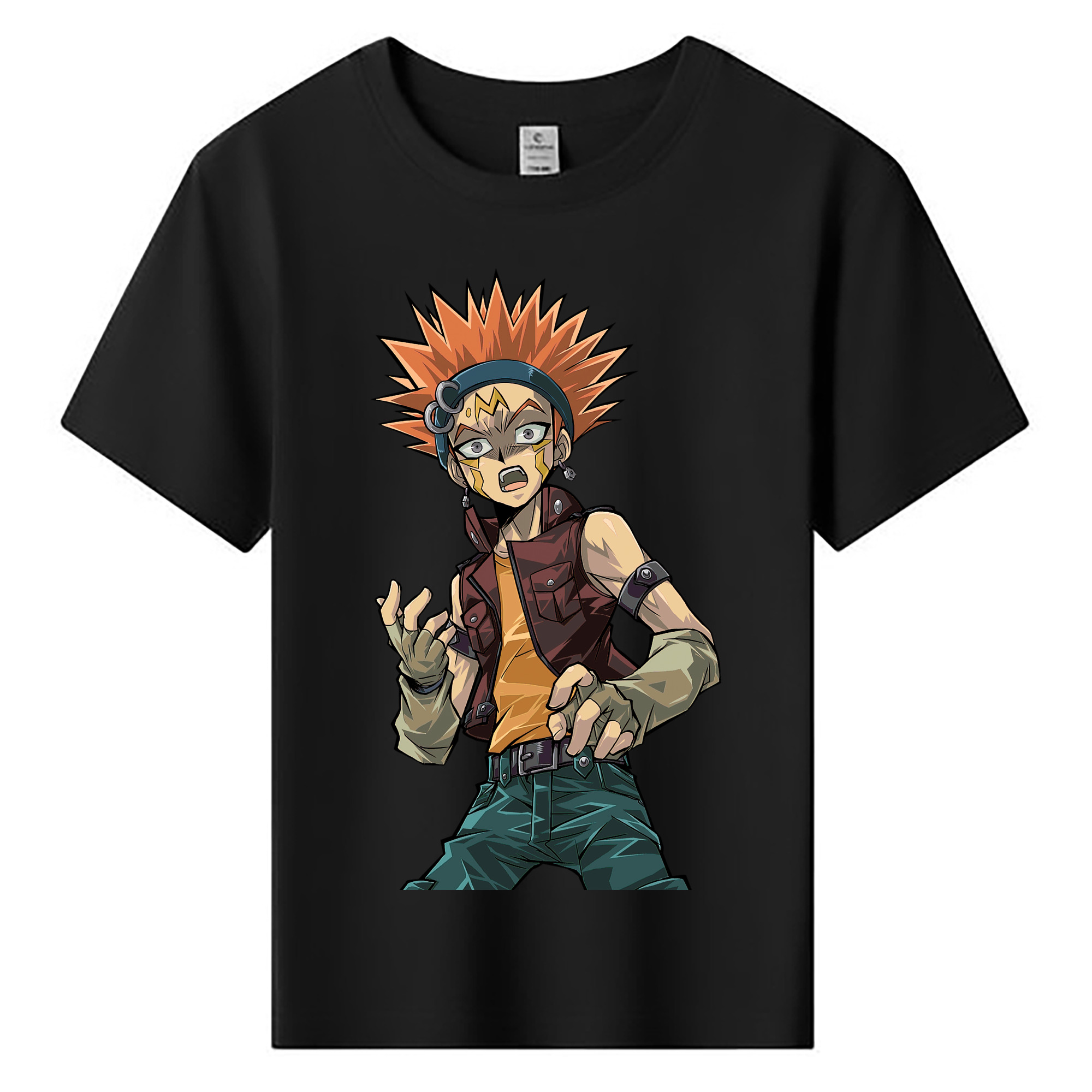 （画像用） 遊☆戯☆王 Yu-Gi-Oh! 綿100％キッズTシャツ（フロントプリント）