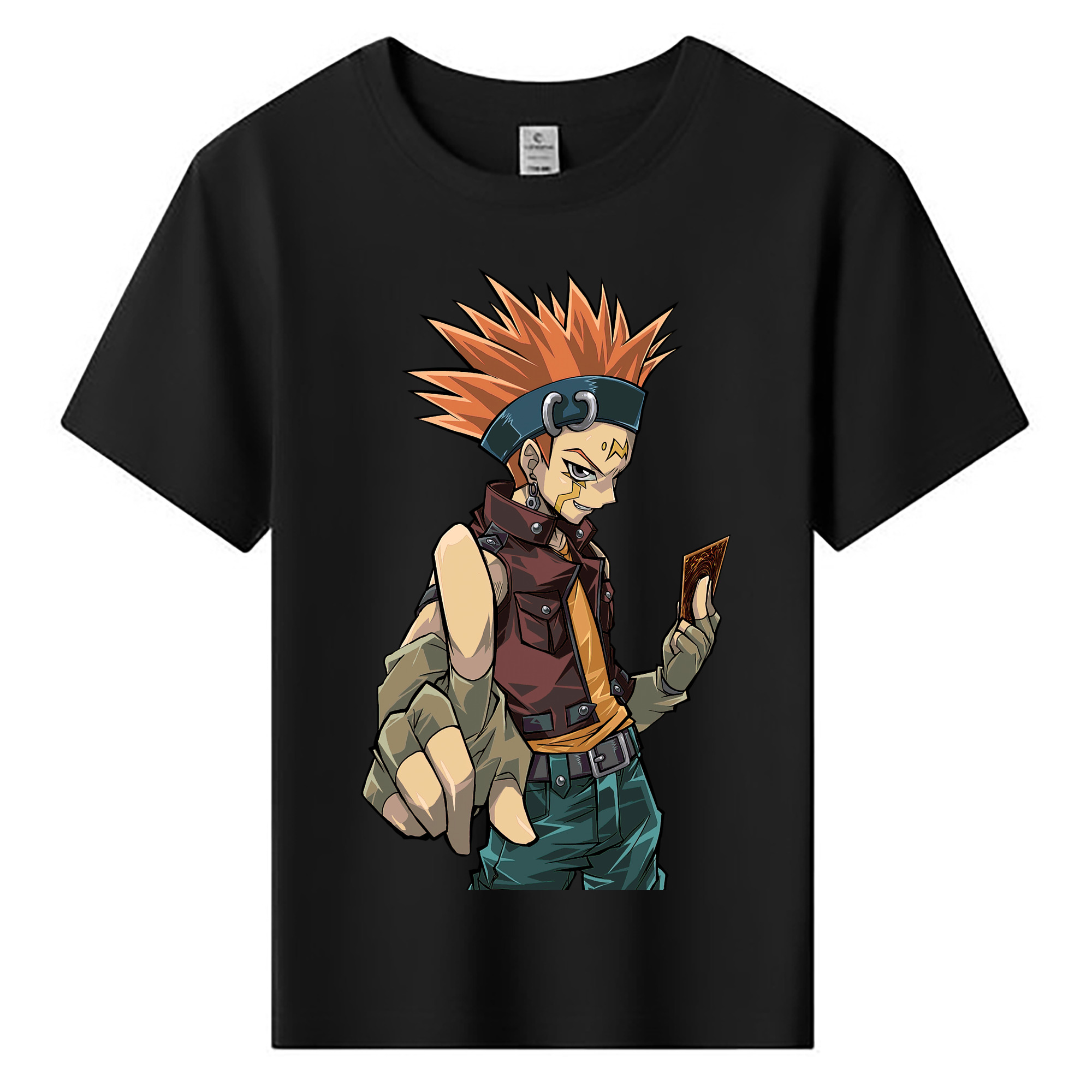 （画像用） 遊☆戯☆王 Yu-Gi-Oh! 綿100％キッズTシャツ（フロントプリント）