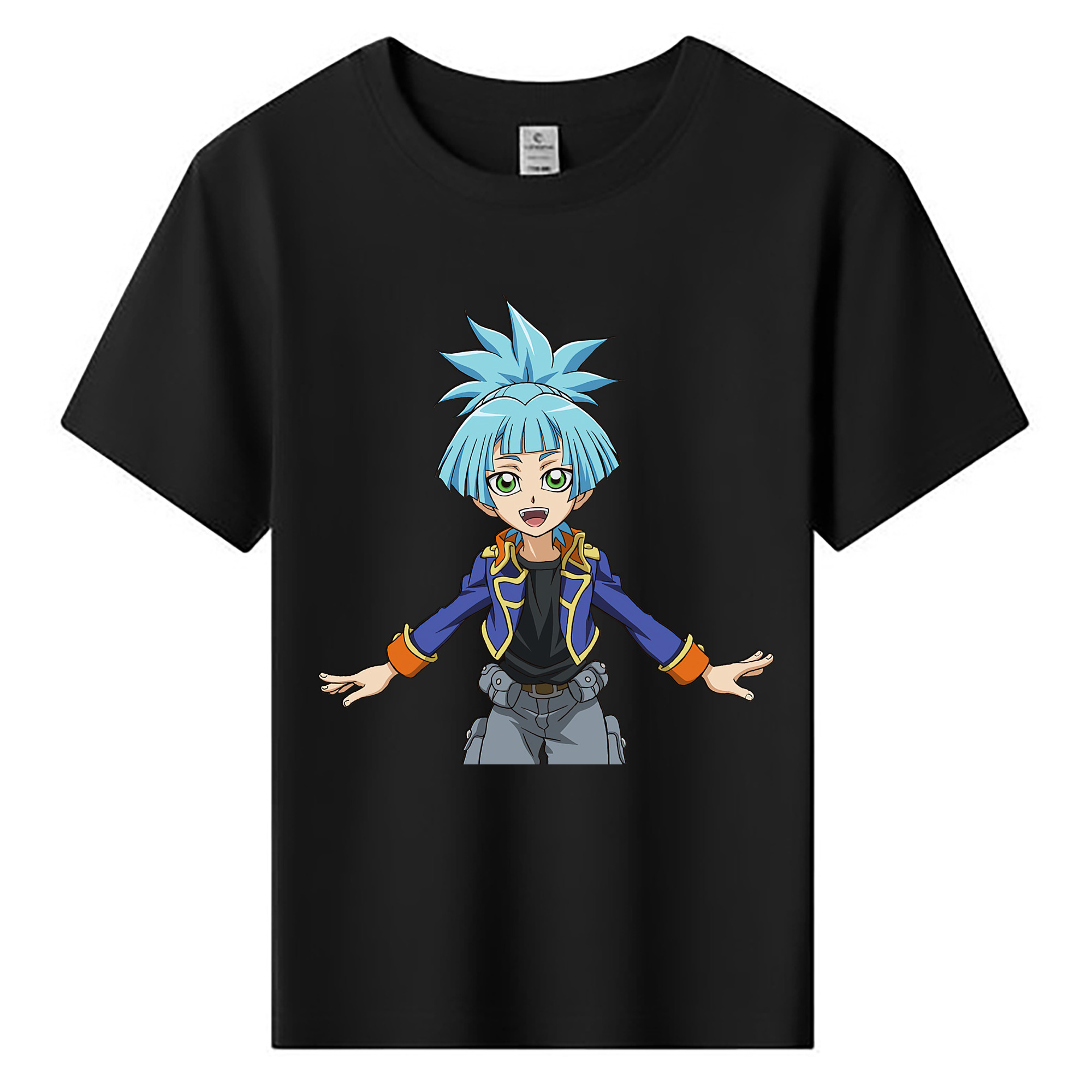 （画像用） 遊☆戯☆王 Yu-Gi-Oh! 綿100％キッズTシャツ（フロントプリント）