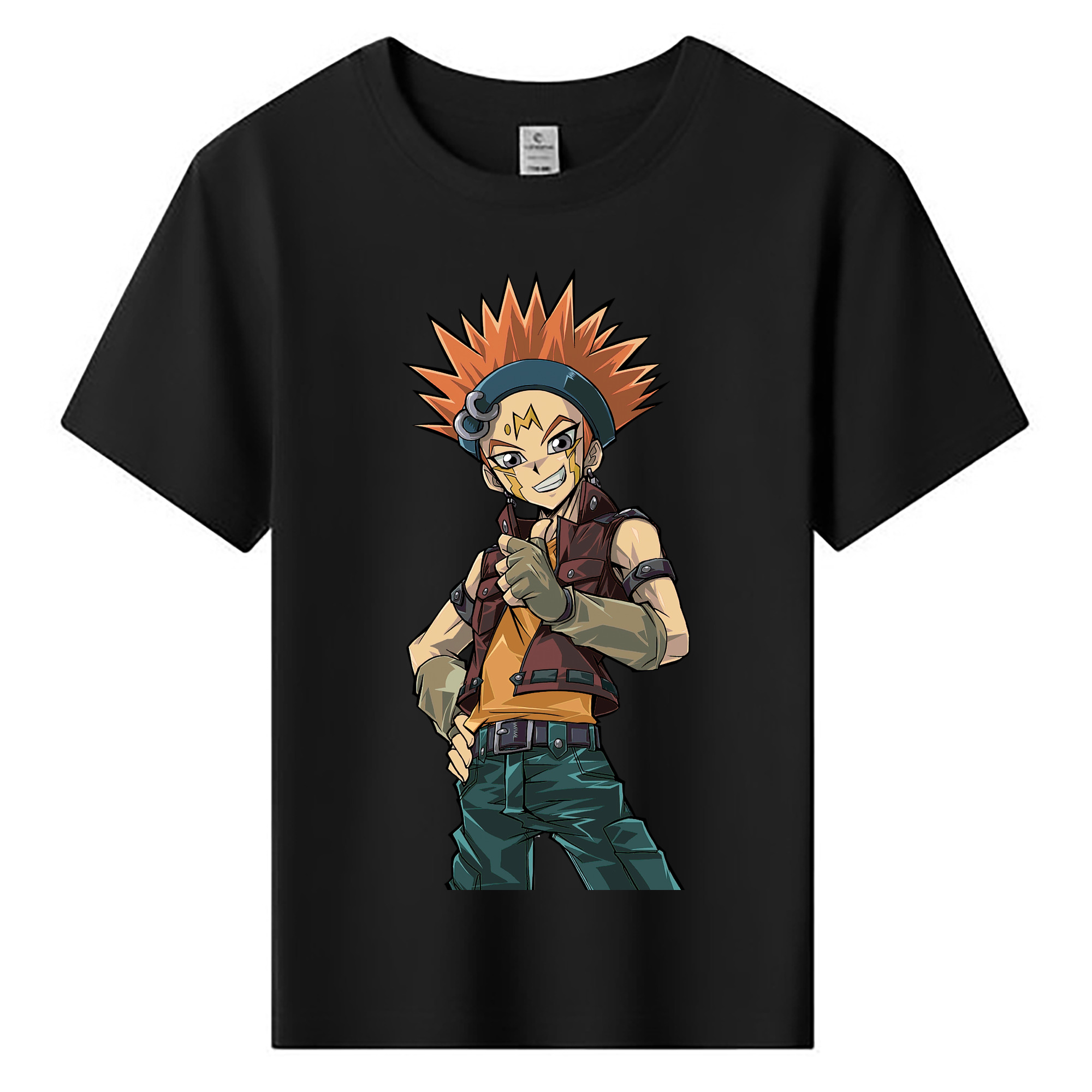 （画像用） 遊☆戯☆王 Yu-Gi-Oh! 綿100％キッズTシャツ（フロントプリント）