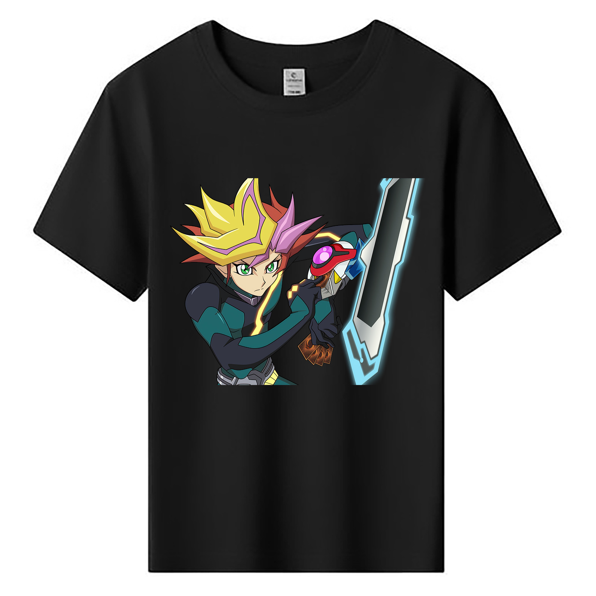 （画像用） 遊☆戯☆王 Yu-Gi-Oh! 綿100％キッズTシャツ（フロントプリント）