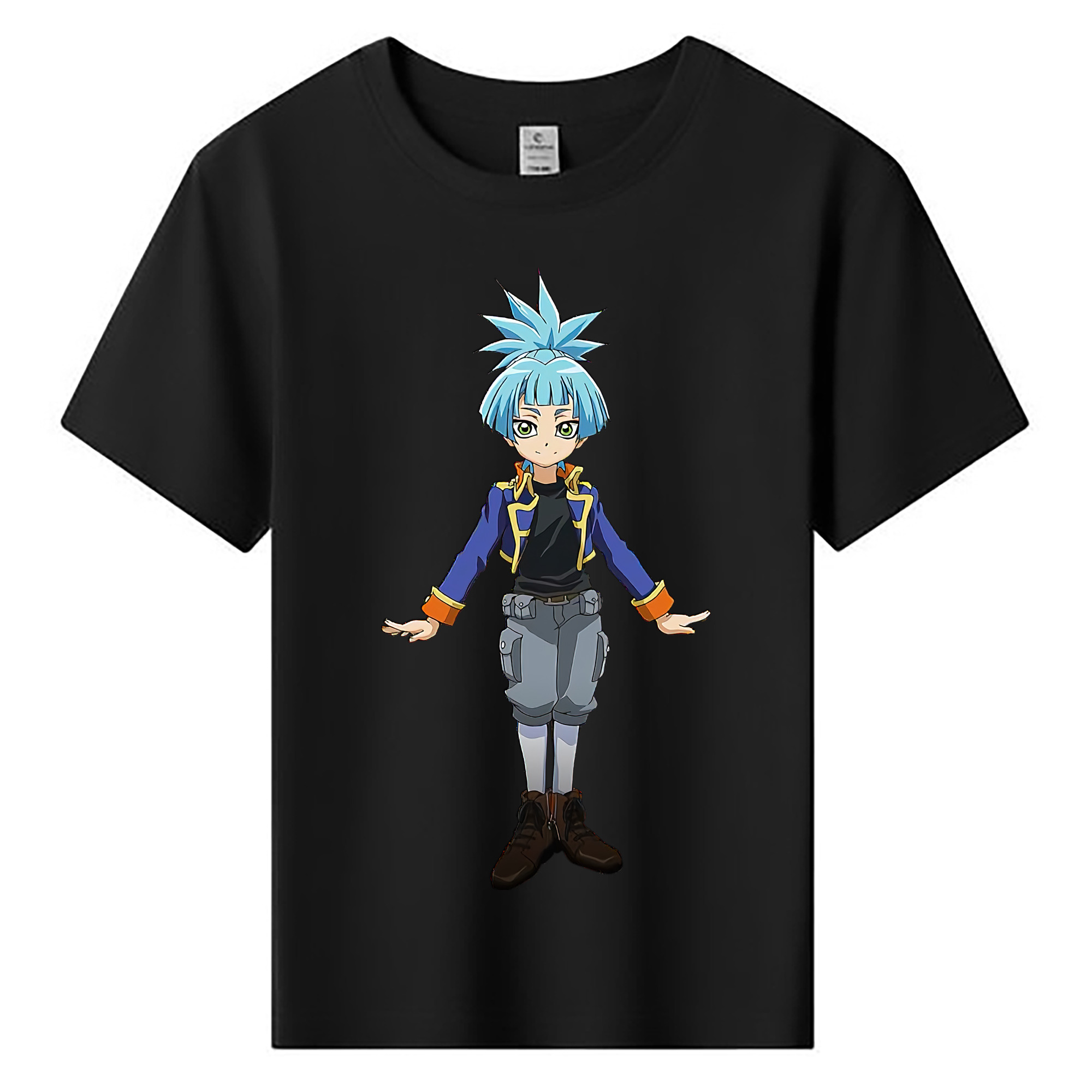（画像用） 遊☆戯☆王 Yu-Gi-Oh! 綿100％キッズTシャツ（フロントプリント）