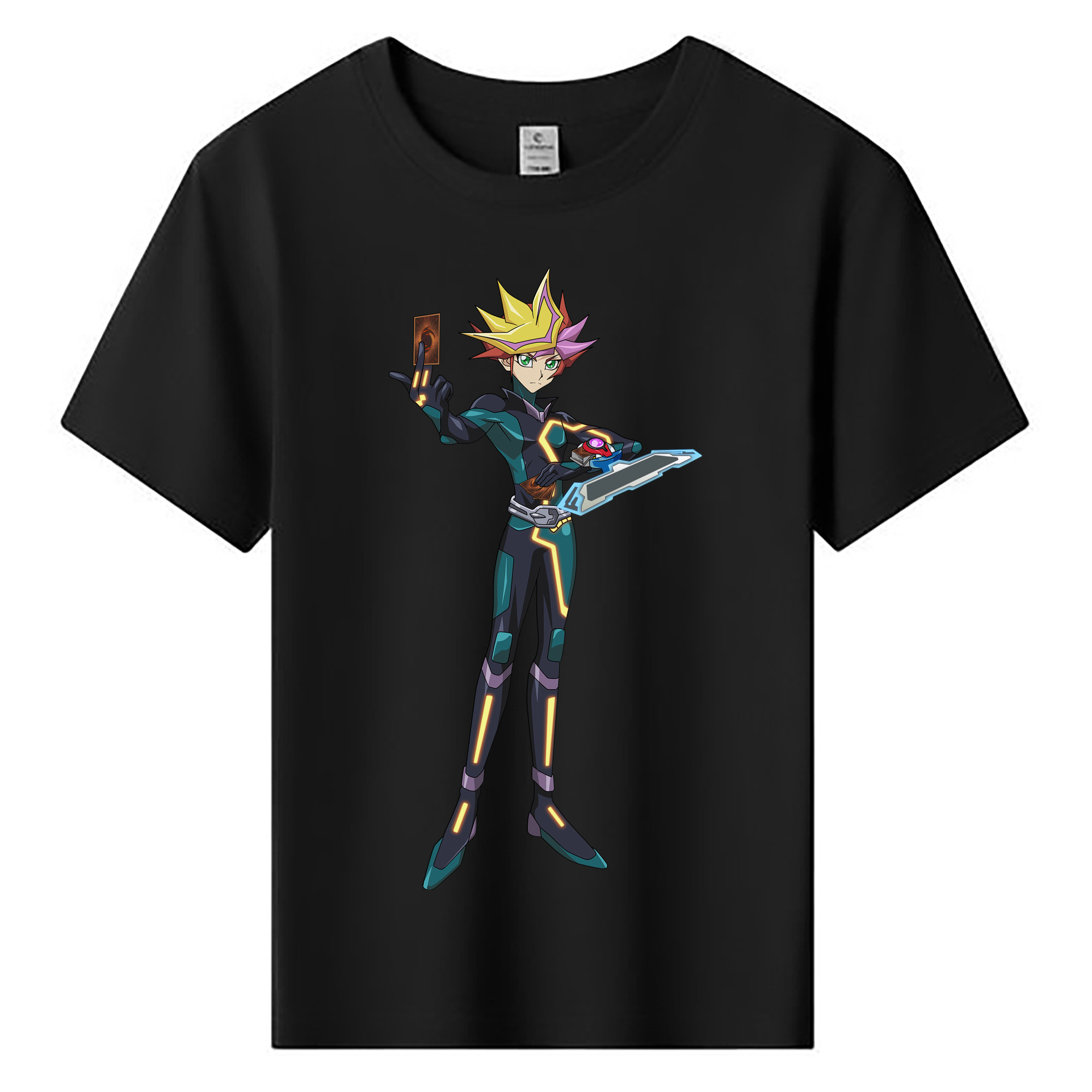 （画像用） 遊☆戯☆王 Yu-Gi-Oh! 綿100％キッズTシャツ（フロントプリント）
