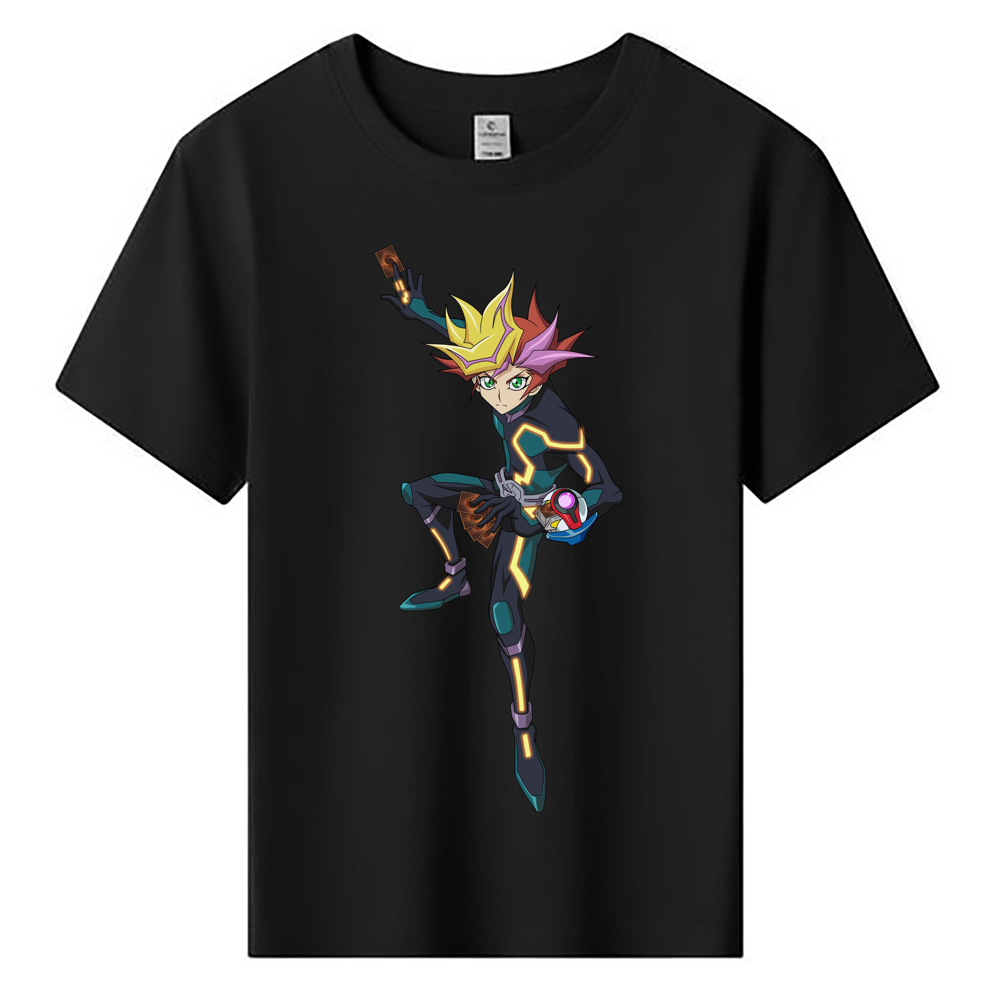 （画像用） 遊☆戯☆王 Yu-Gi-Oh! 綿100％キッズTシャツ（フロントプリント）