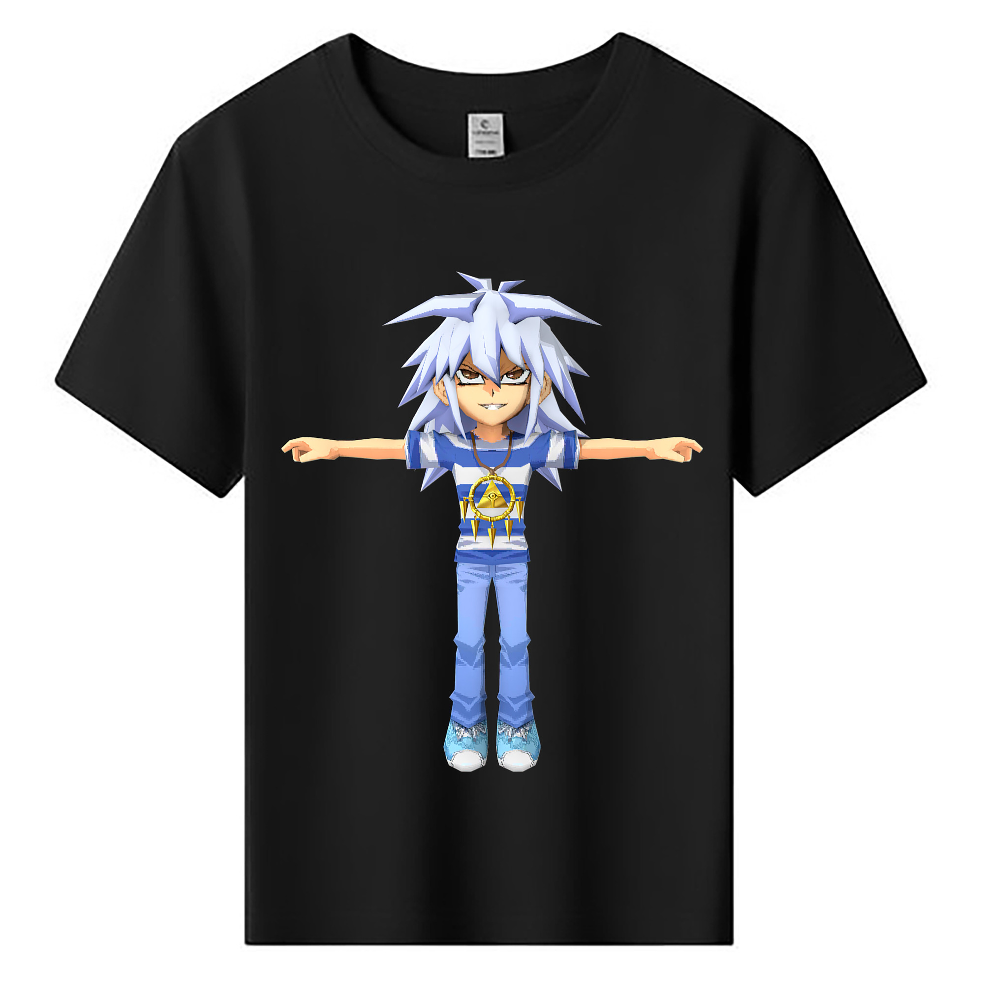 （画像用） 遊☆戯☆王 Yu-Gi-Oh! 綿100％キッズTシャツ（フロントプリント）