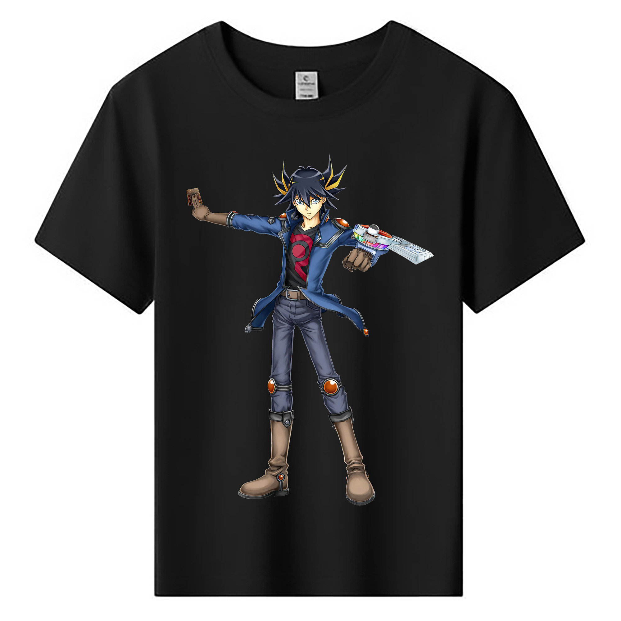 （画像用） 遊☆戯☆王 Yu-Gi-Oh! 綿100％キッズTシャツ（フロントプリント）