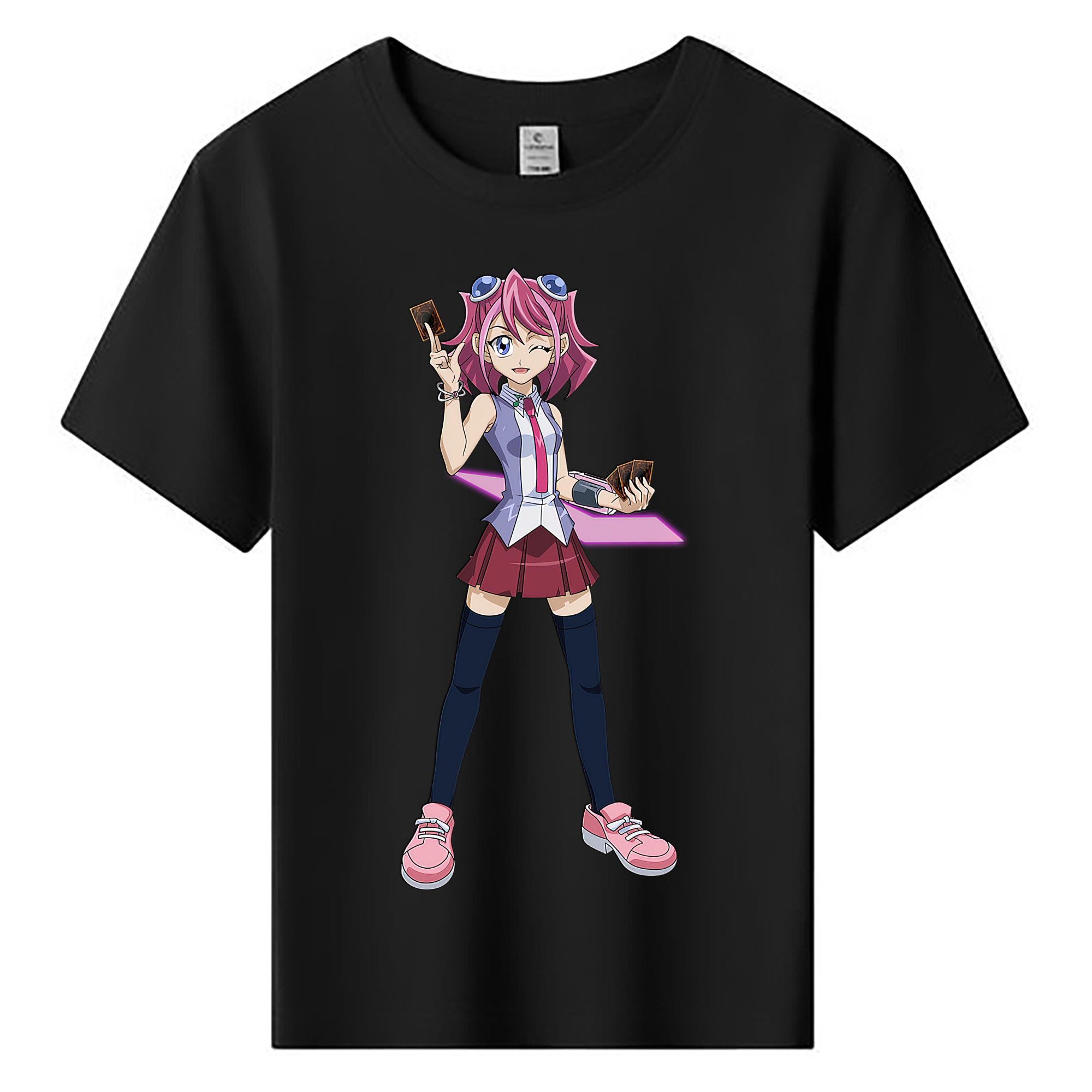 （画像用） 遊☆戯☆王 Yu-Gi-Oh! 綿100％キッズTシャツ（フロントプリント）