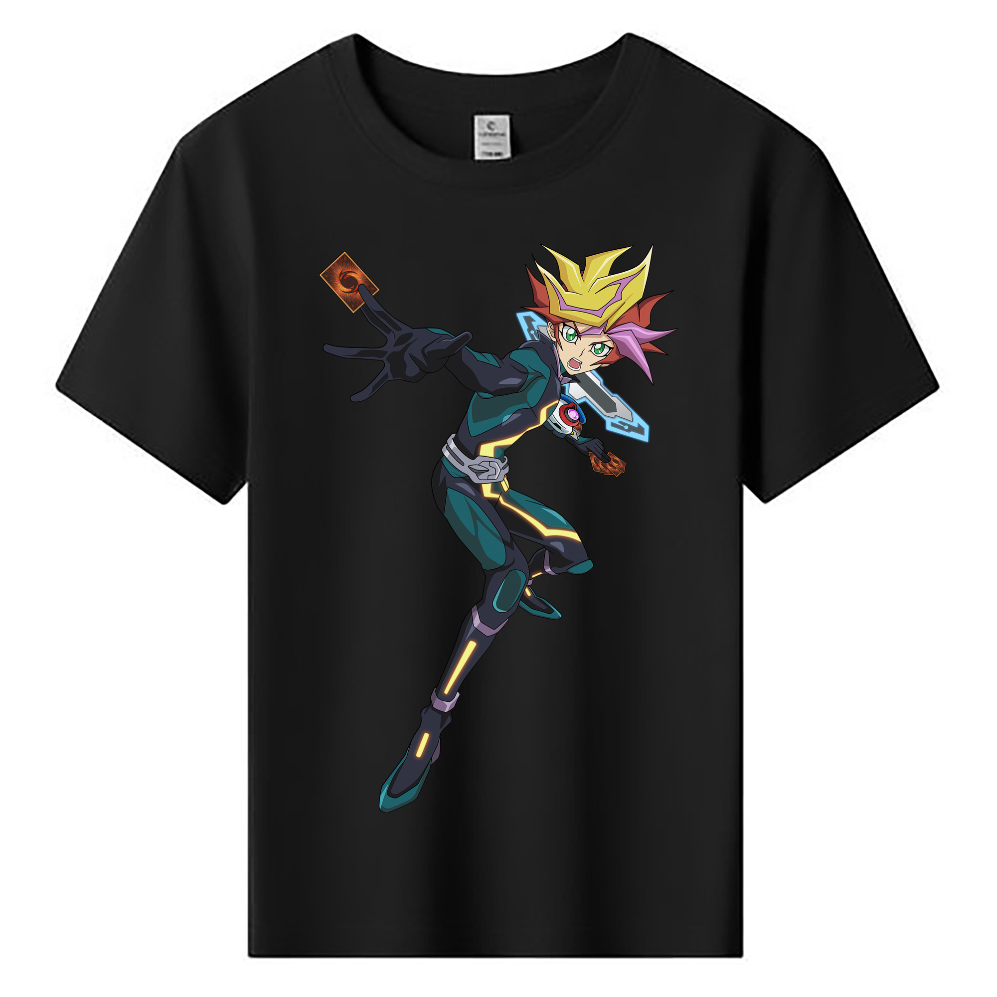（画像用） 遊☆戯☆王 Yu-Gi-Oh! 綿100％キッズTシャツ（フロントプリント）