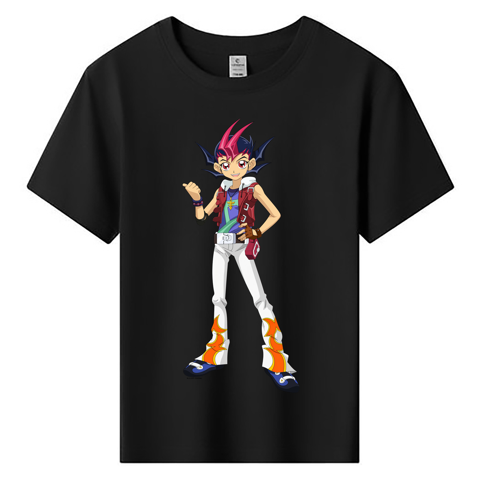 （画像用） 遊☆戯☆王 Yu-Gi-Oh! 綿100％キッズTシャツ（フロントプリント）