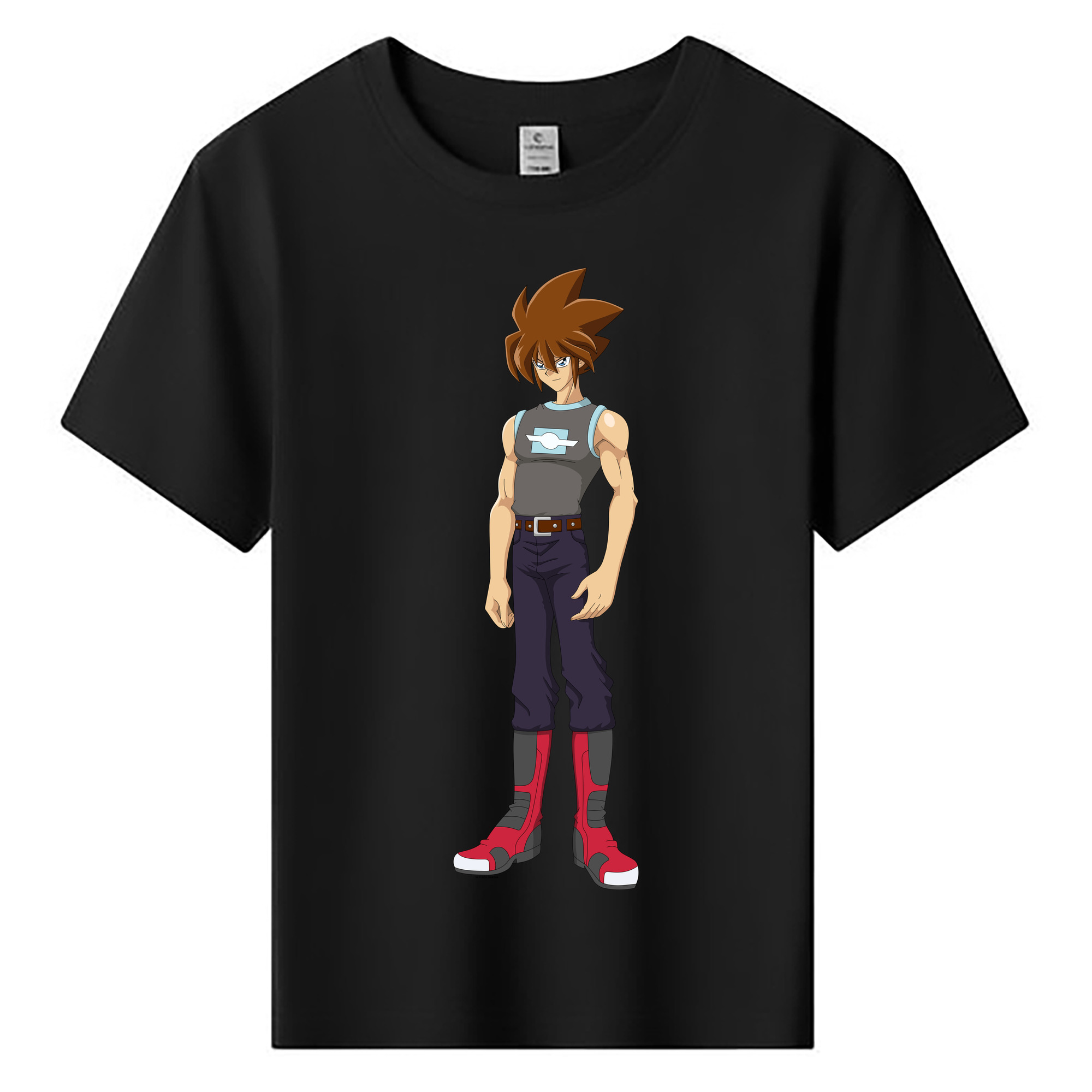 （画像用） 遊☆戯☆王 Yu-Gi-Oh! 綿100％キッズTシャツ（フロントプリント）