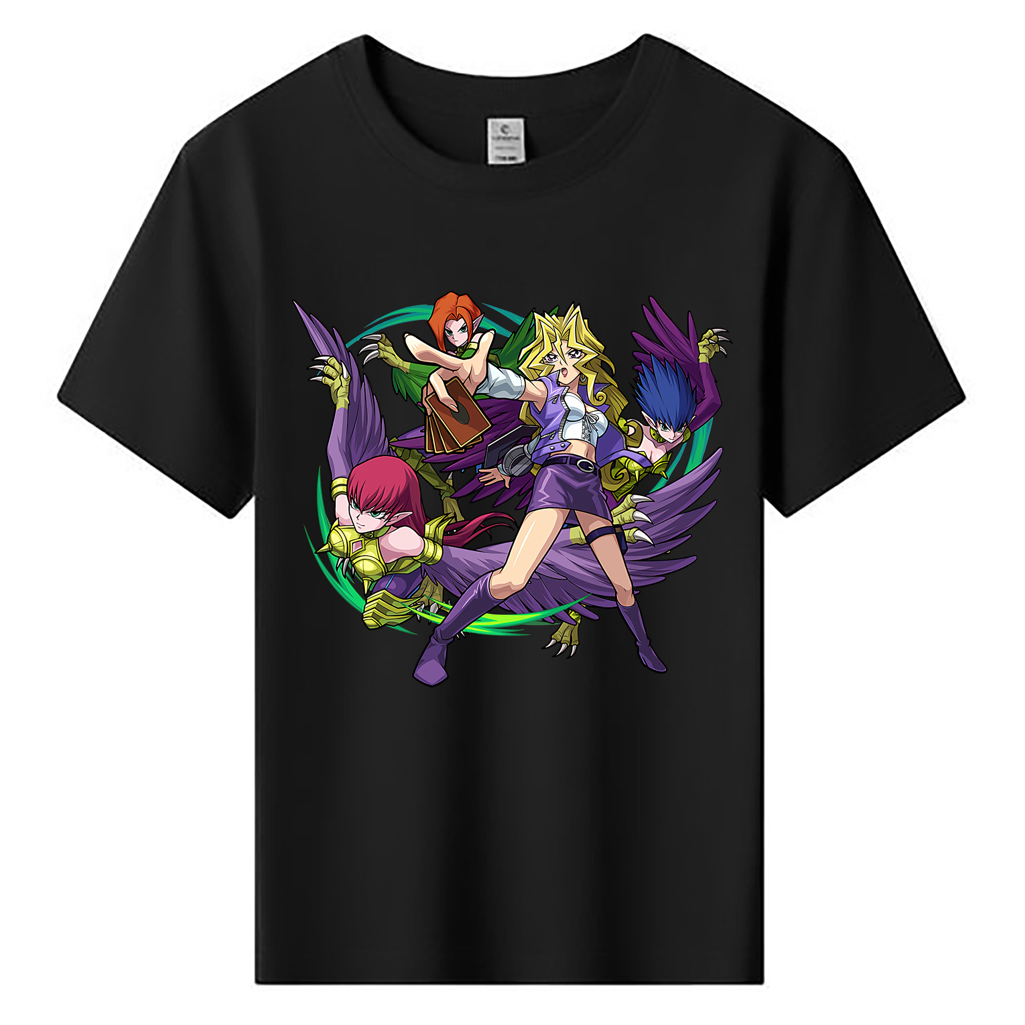 （画像用） 遊☆戯☆王 Yu-Gi-Oh! 綿100％キッズTシャツ（フロントプリント）