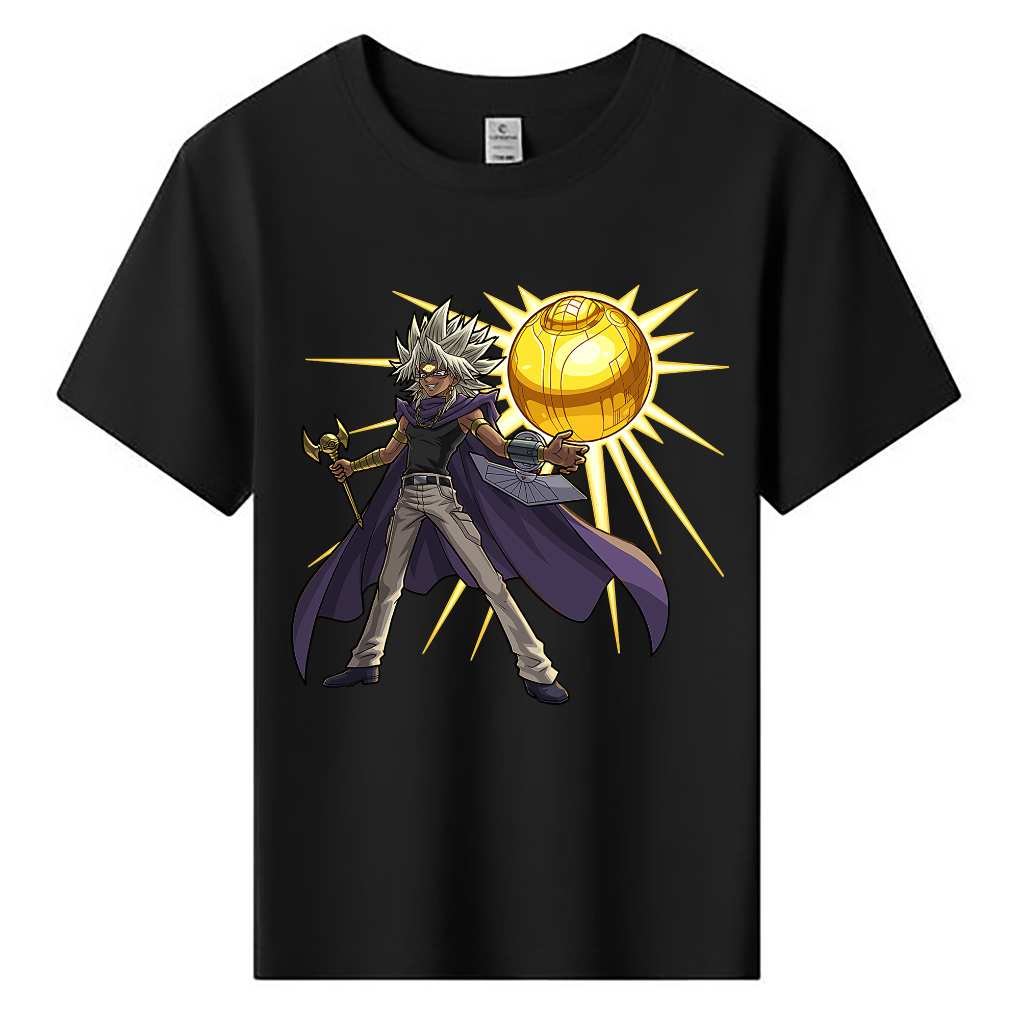 （画像用） 遊☆戯☆王 Yu-Gi-Oh! 綿100％キッズTシャツ（フロントプリント）