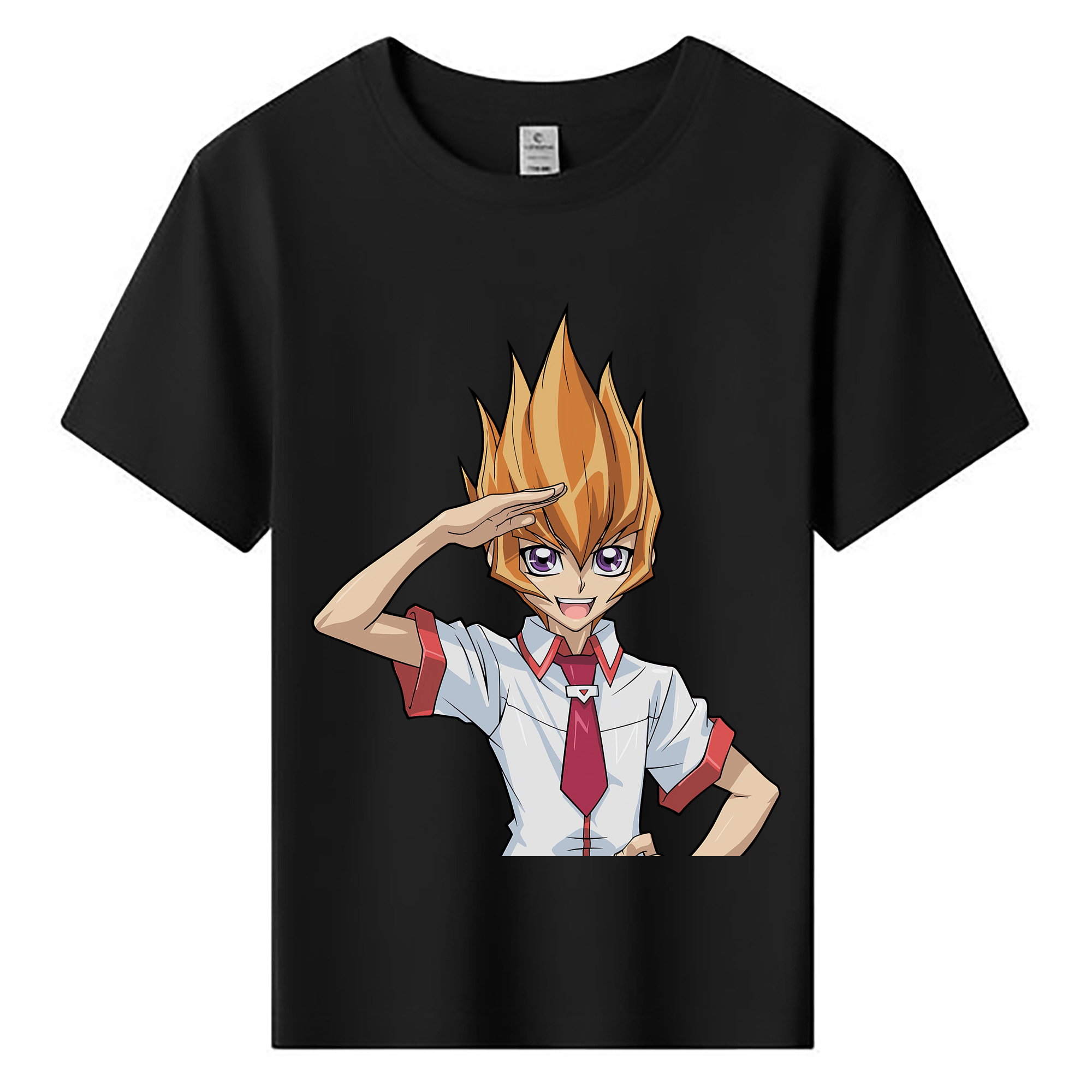 （画像用） 遊☆戯☆王 Yu-Gi-Oh! 綿100％キッズTシャツ（フロントプリント）