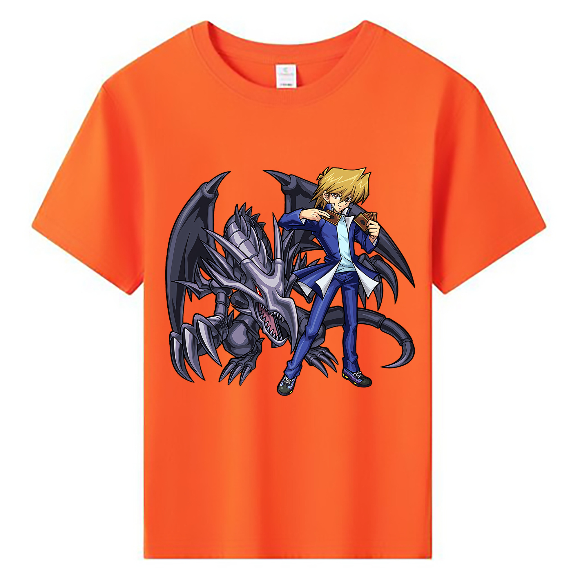 （画像用） 遊☆戯☆王 Yu-Gi-Oh! 綿100％キッズTシャツ（フロントプリント）