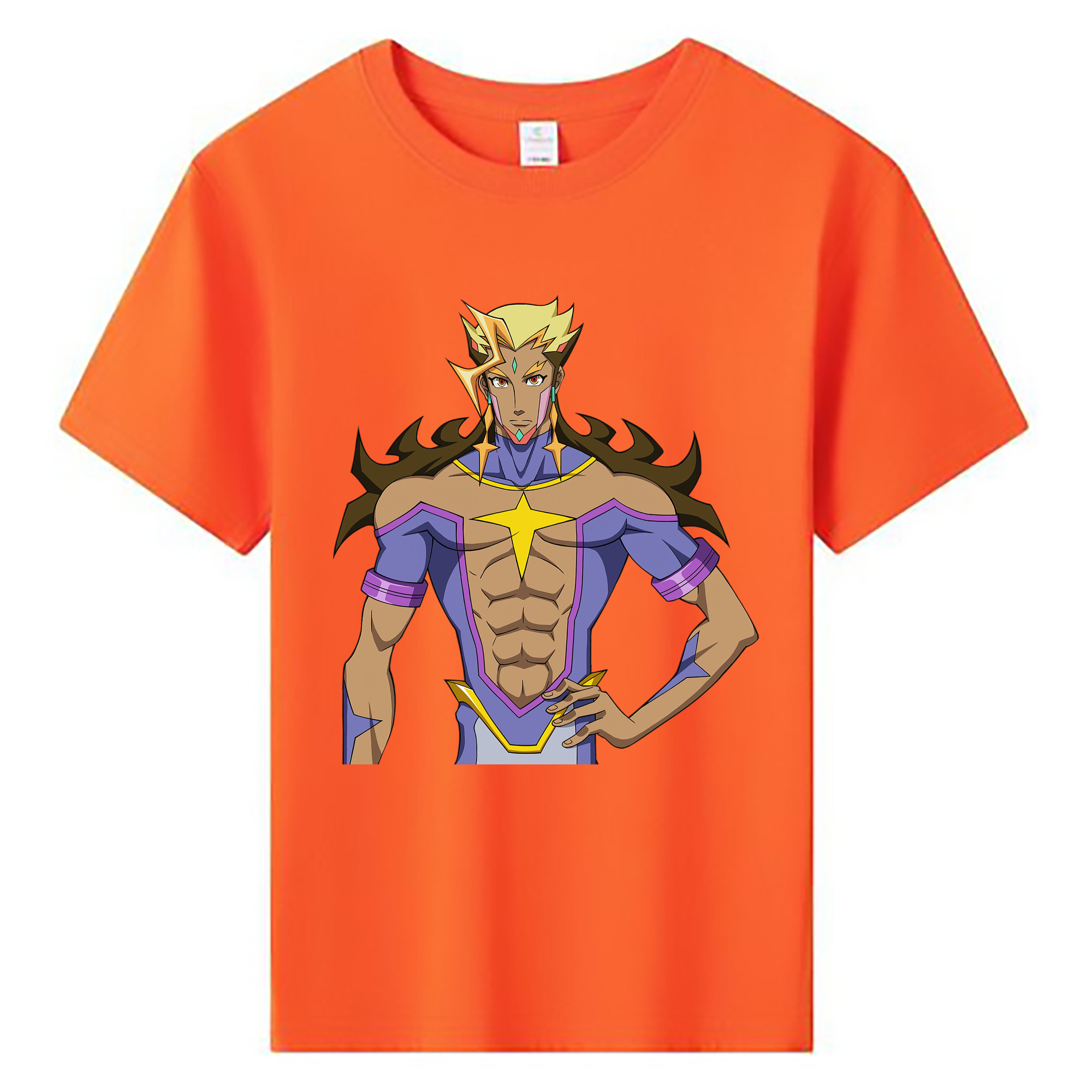 （画像用） 遊☆戯☆王 Yu-Gi-Oh! 綿100％キッズTシャツ（フロントプリント）