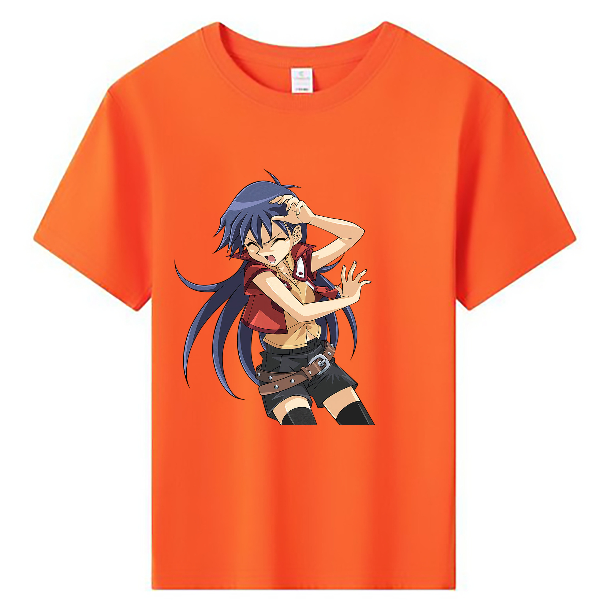 （画像用） 遊☆戯☆王 Yu-Gi-Oh! 綿100％キッズTシャツ（フロントプリント）
