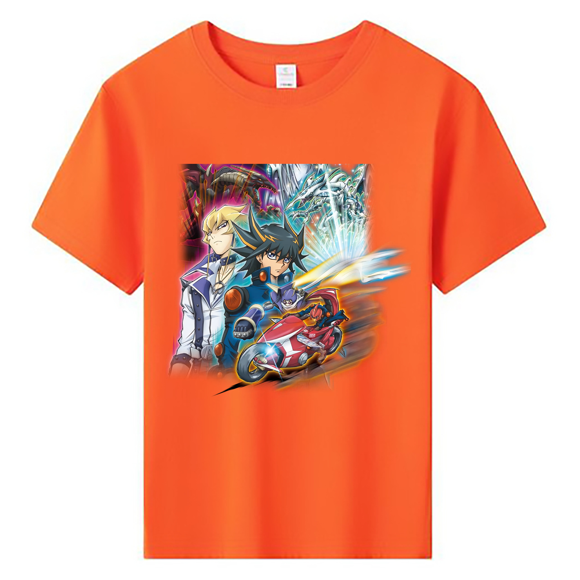 （画像用） 遊☆戯☆王 Yu-Gi-Oh! 綿100％キッズTシャツ（フロントプリント）