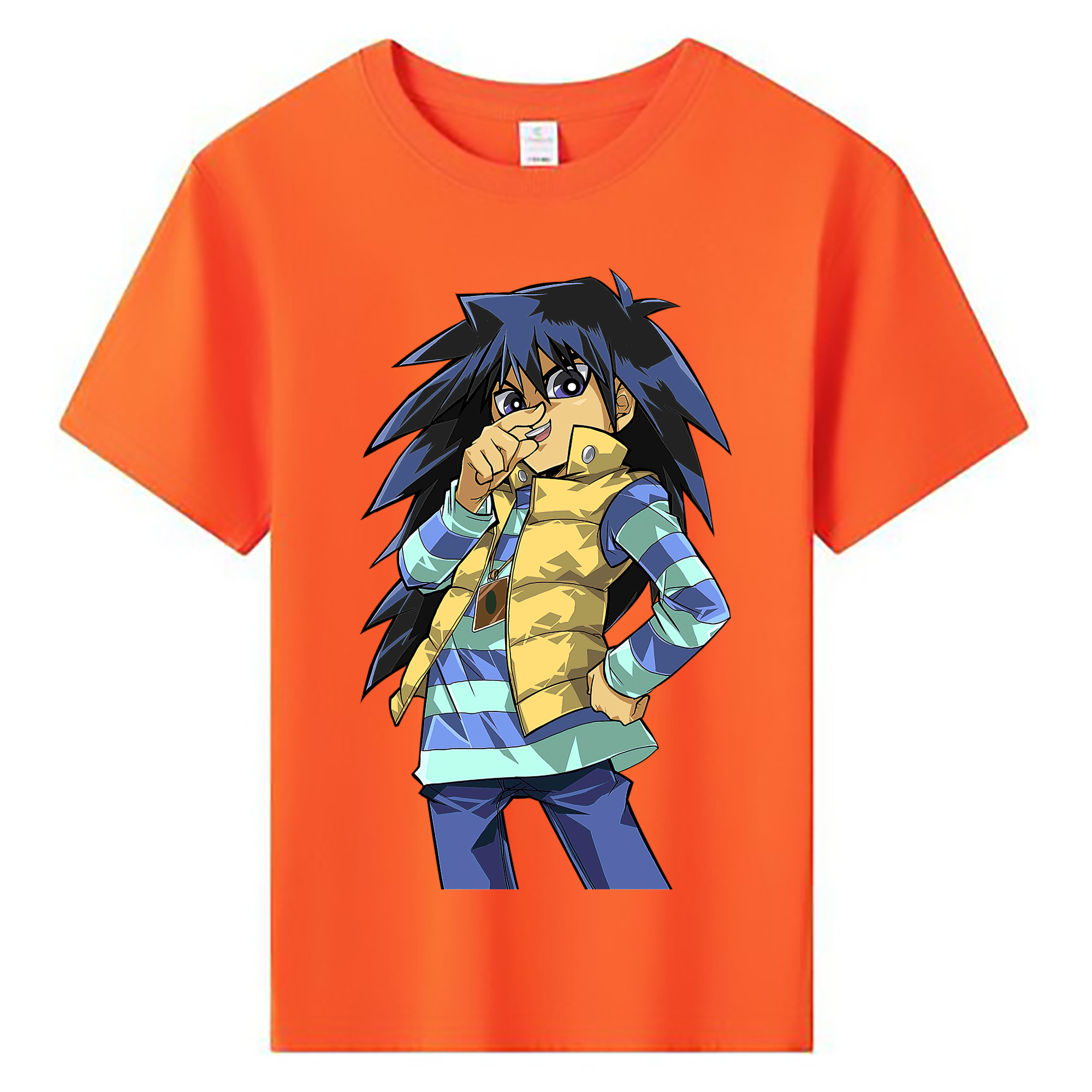 （画像用） 遊☆戯☆王 Yu-Gi-Oh! 綿100％キッズTシャツ（フロントプリント）