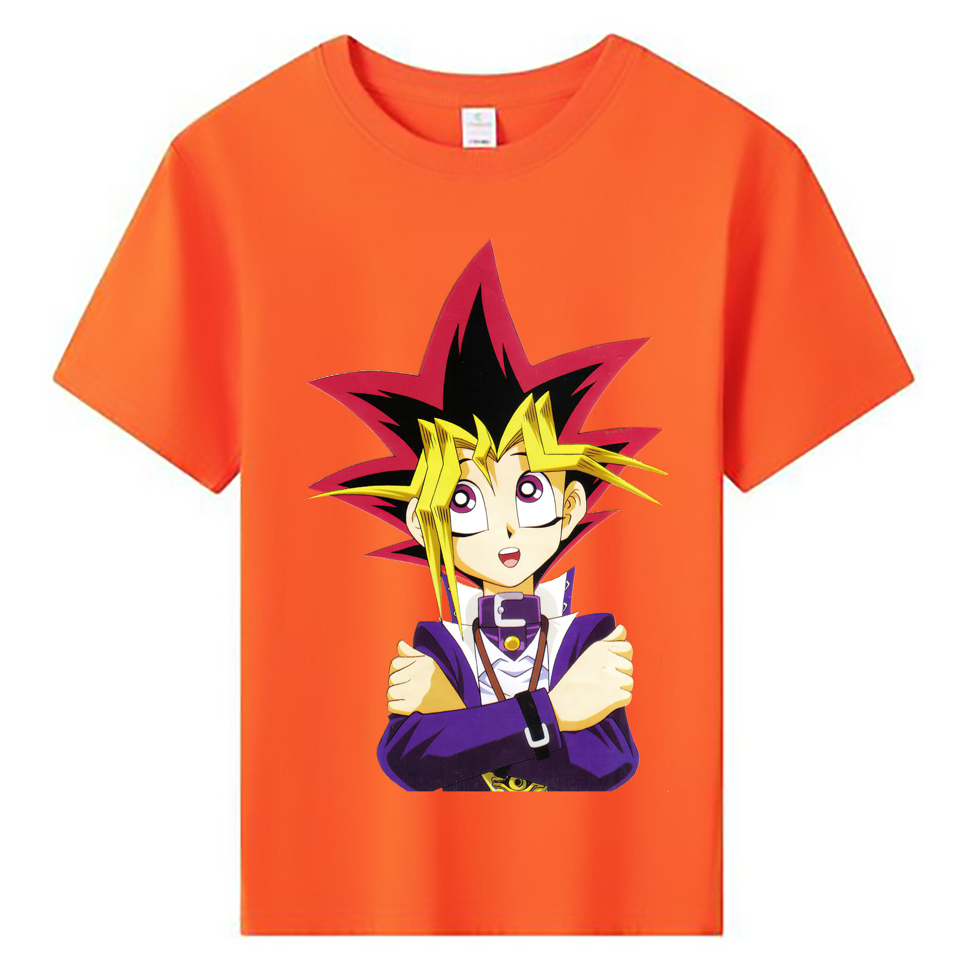 （画像用） 遊☆戯☆王 Yu-Gi-Oh! 綿100％キッズTシャツ（フロントプリント）