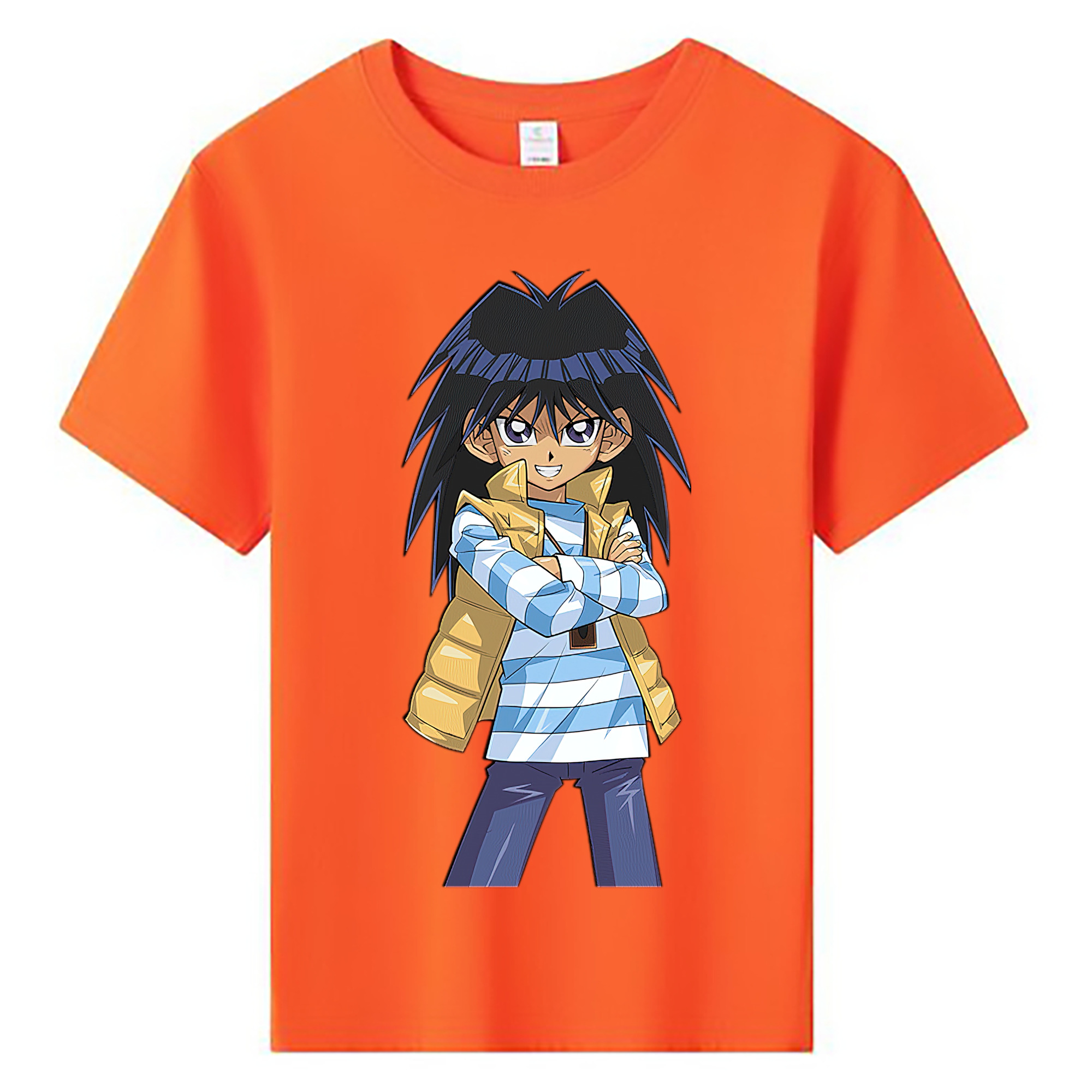 （画像用） 遊☆戯☆王 Yu-Gi-Oh! 綿100％キッズTシャツ（フロントプリント）