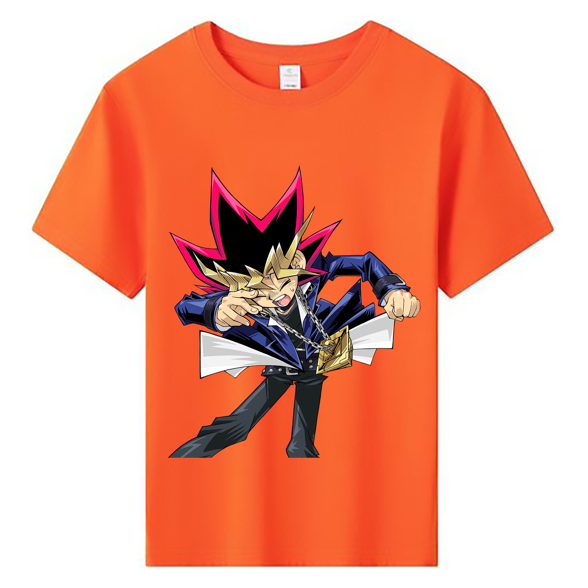 （画像用） 遊☆戯☆王 Yu-Gi-Oh! 綿100％キッズTシャツ（フロントプリント）