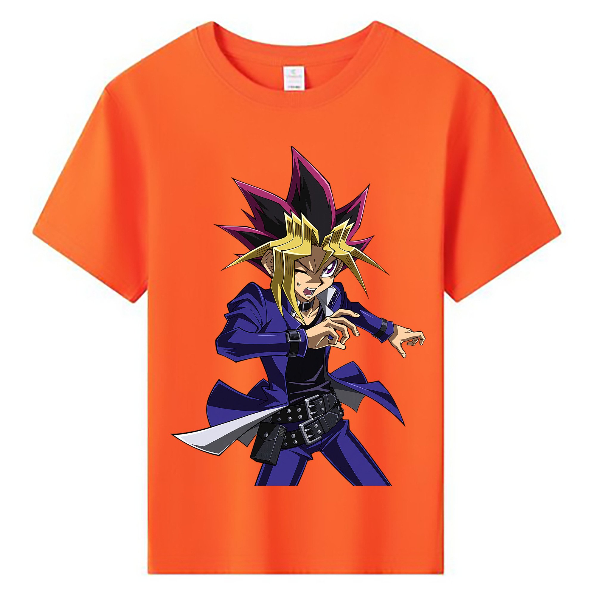 （画像用） 遊☆戯☆王 Yu-Gi-Oh! 綿100％キッズTシャツ（フロントプリント）