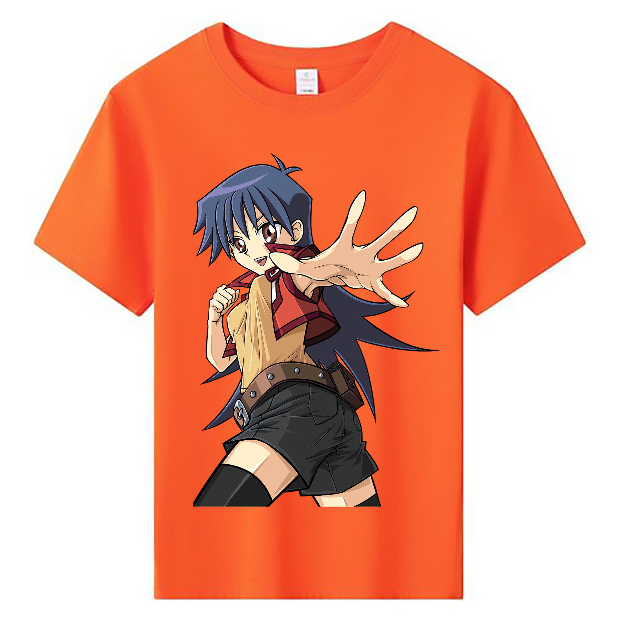 （画像用） 遊☆戯☆王 Yu-Gi-Oh! 綿100％キッズTシャツ（フロントプリント）