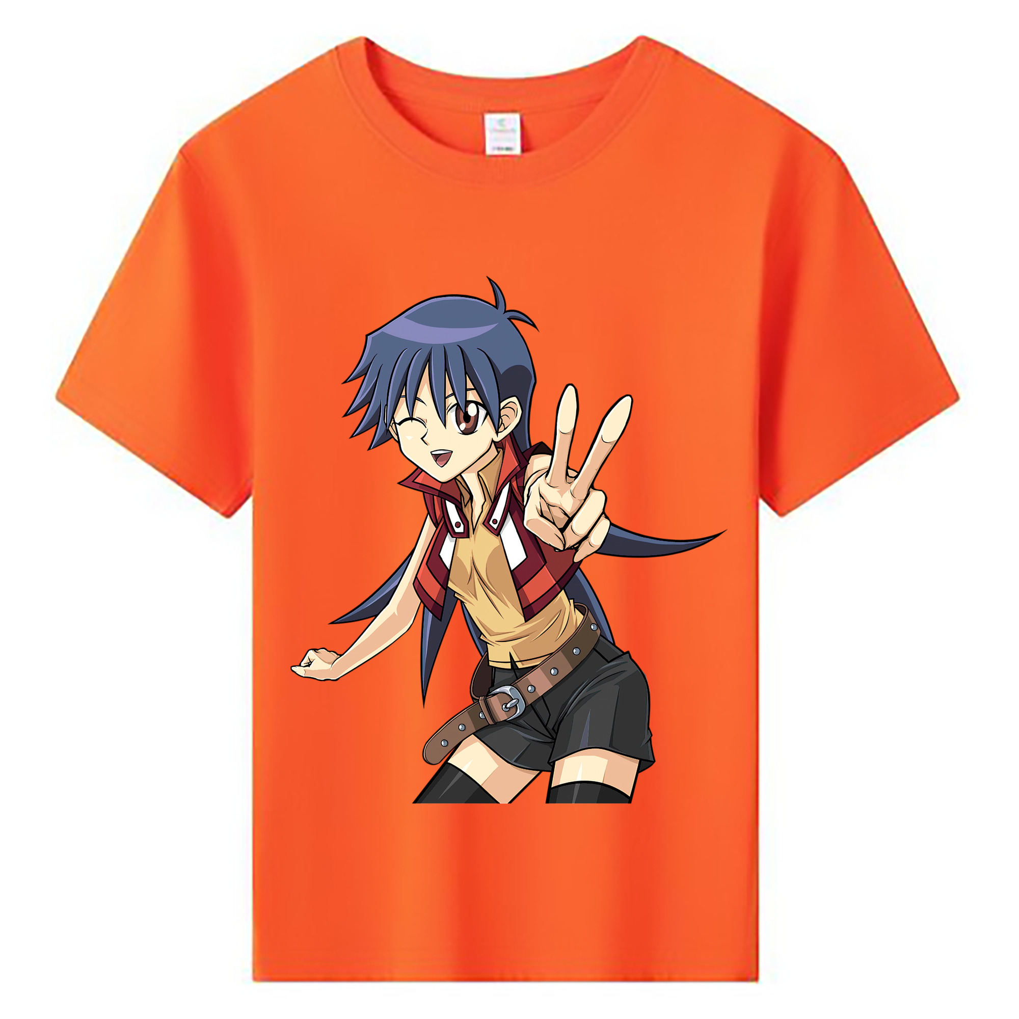 （画像用） 遊☆戯☆王 Yu-Gi-Oh! 綿100％キッズTシャツ（フロントプリント）