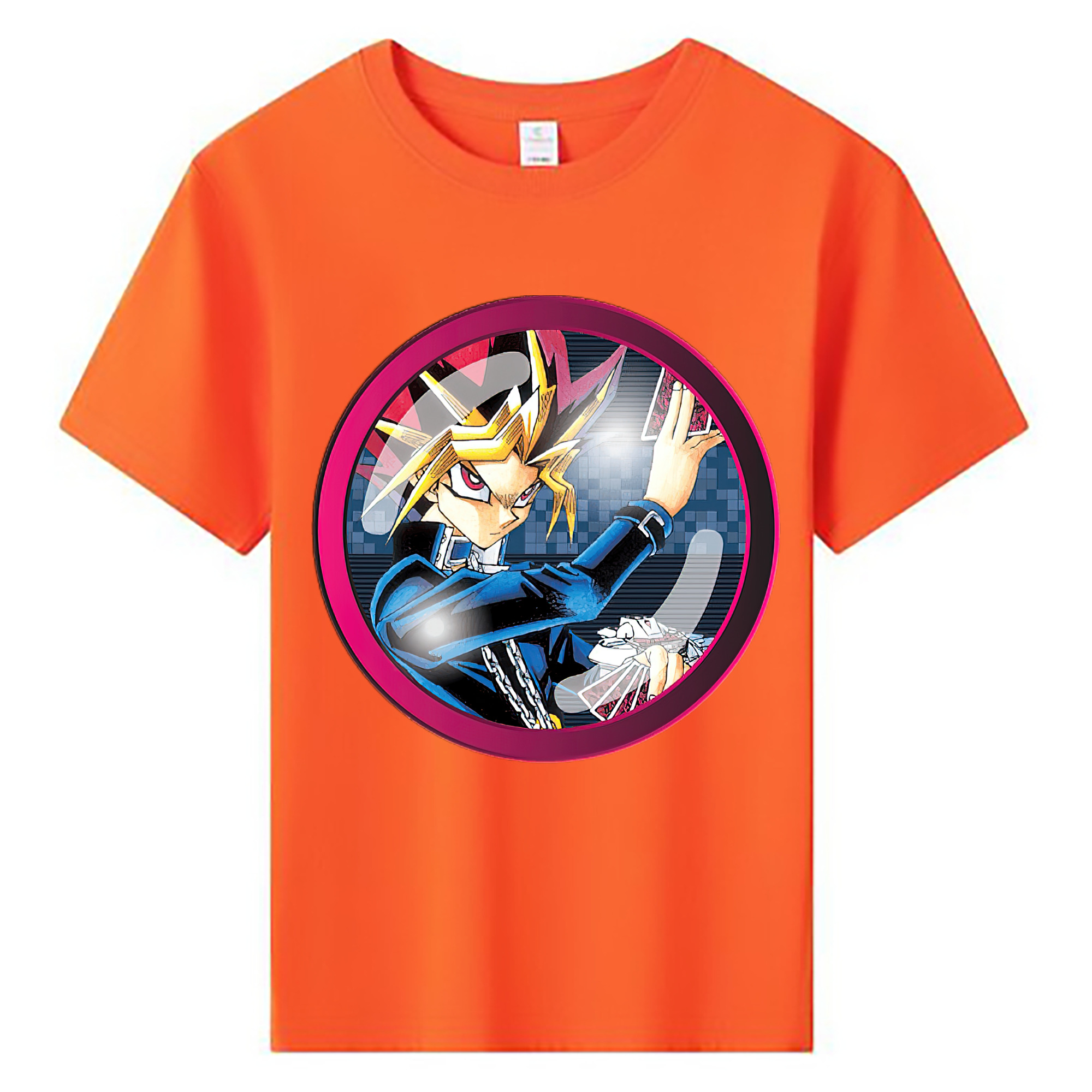 （画像用） 遊☆戯☆王 Yu-Gi-Oh! 綿100％キッズTシャツ（フロントプリント）