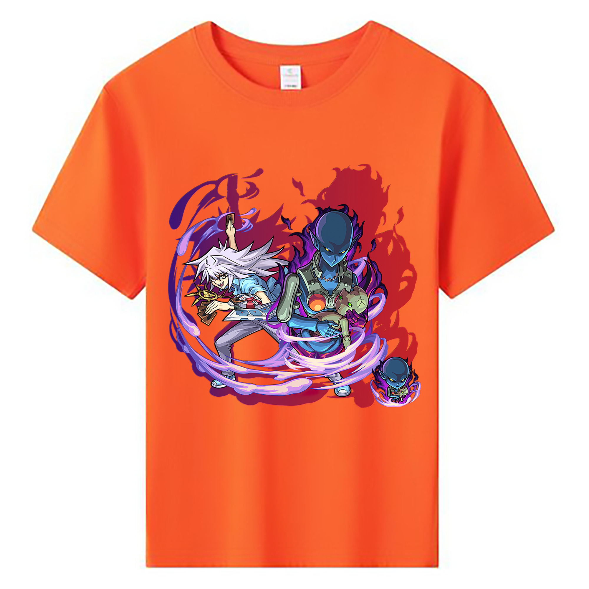 （画像用） 遊☆戯☆王 Yu-Gi-Oh! 綿100％キッズTシャツ（フロントプリント）