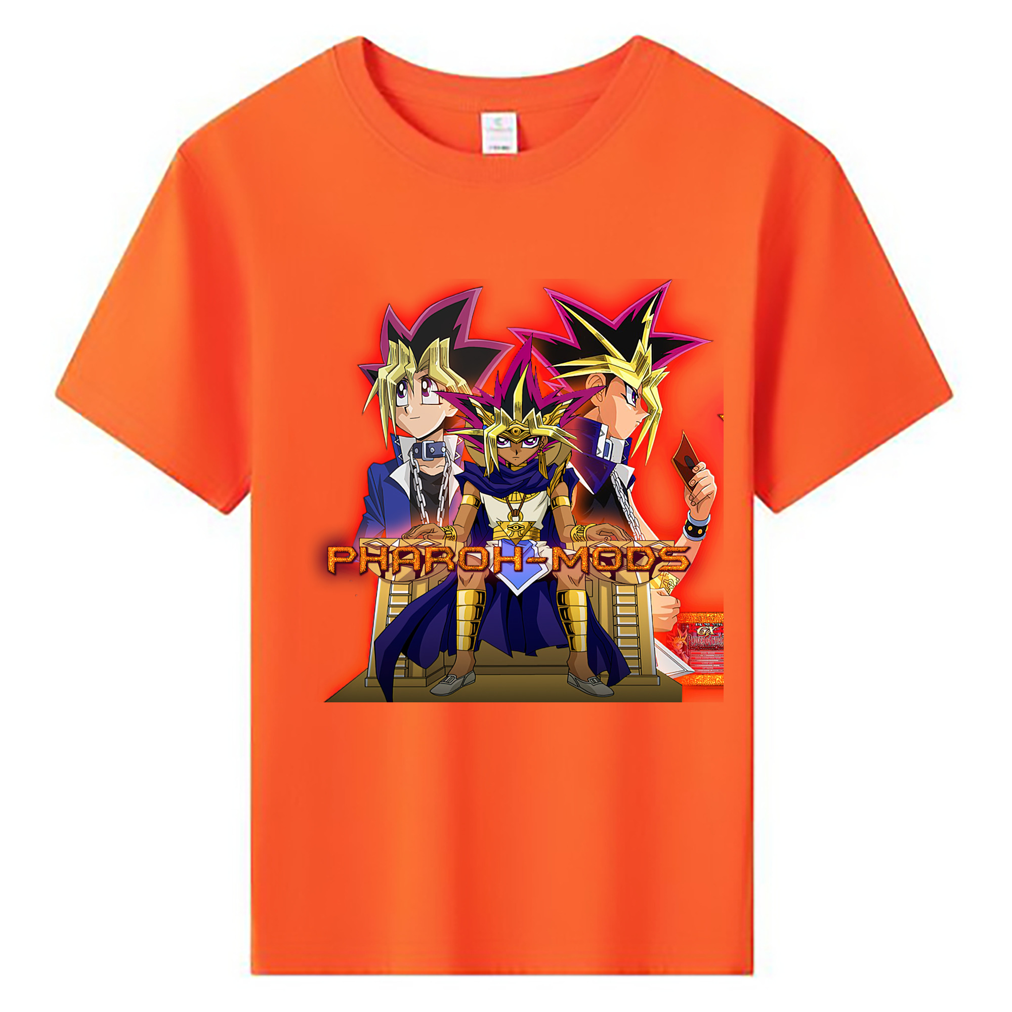 （画像用） 遊☆戯☆王 Yu-Gi-Oh! 綿100％キッズTシャツ（フロントプリント）