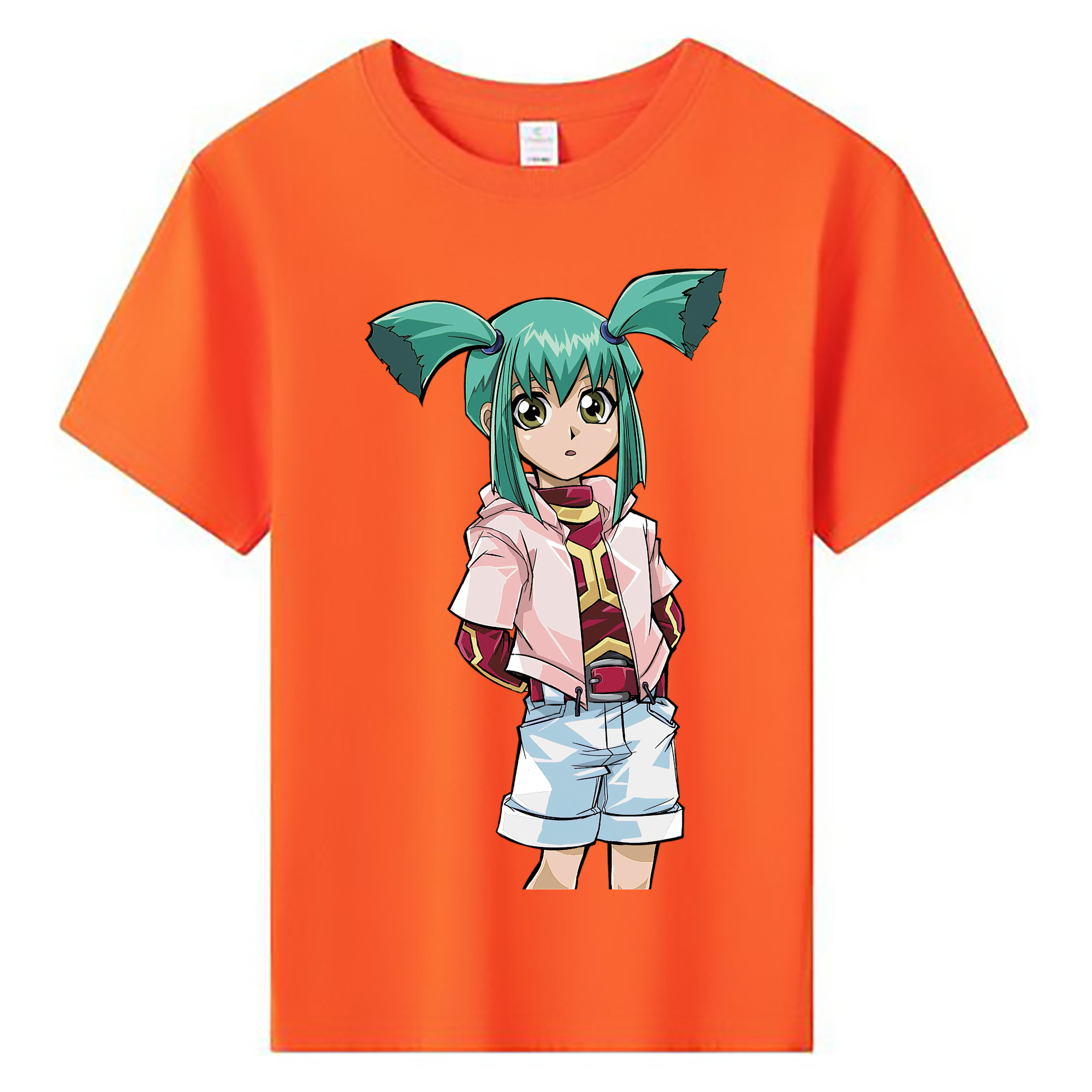 （画像用） 遊☆戯☆王 Yu-Gi-Oh! 綿100％キッズTシャツ（フロントプリント）