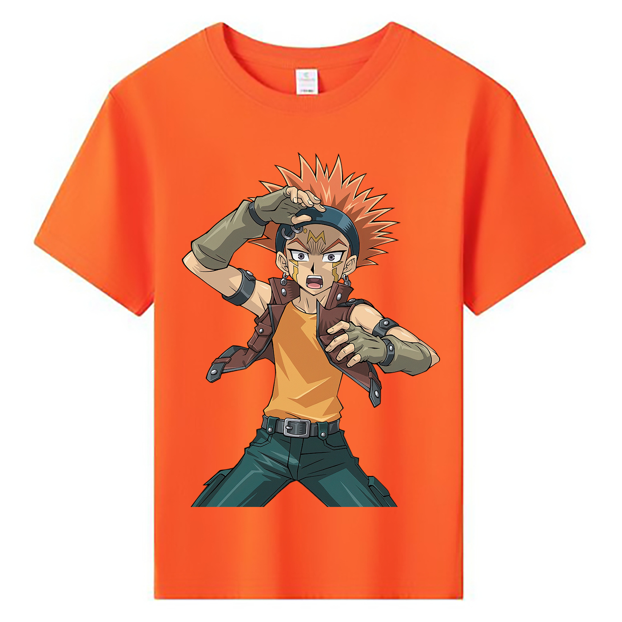 （画像用） 遊☆戯☆王 Yu-Gi-Oh! 綿100％キッズTシャツ（フロントプリント）