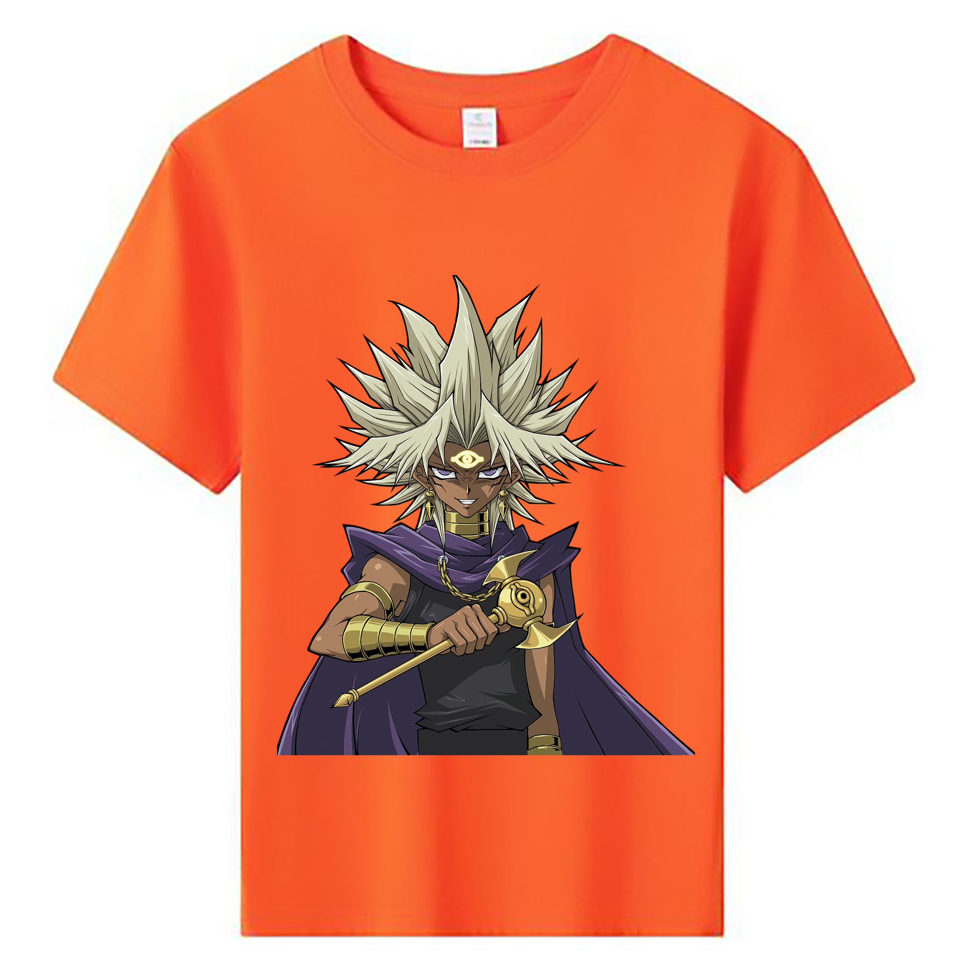 （画像用） 遊☆戯☆王 Yu-Gi-Oh! 綿100％キッズTシャツ（フロントプリント）