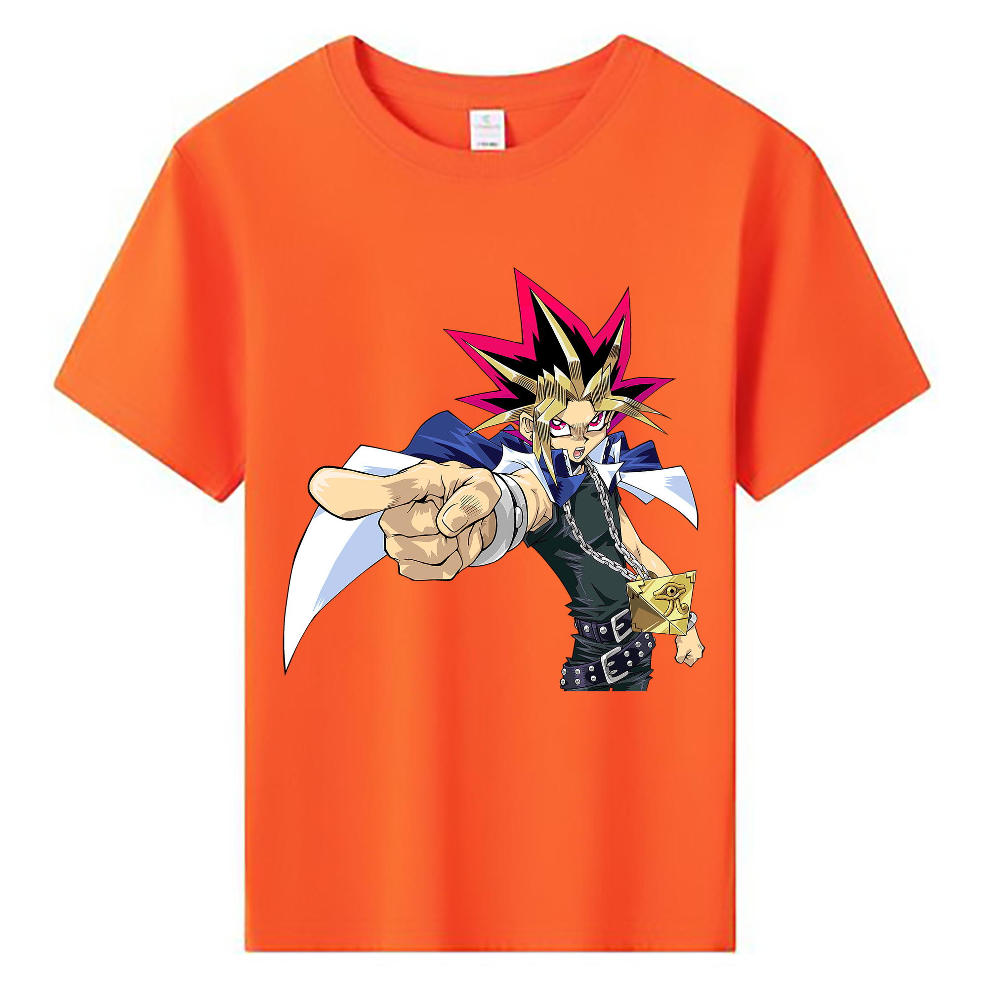 （画像用） 遊☆戯☆王 Yu-Gi-Oh! 綿100％キッズTシャツ（フロントプリント）