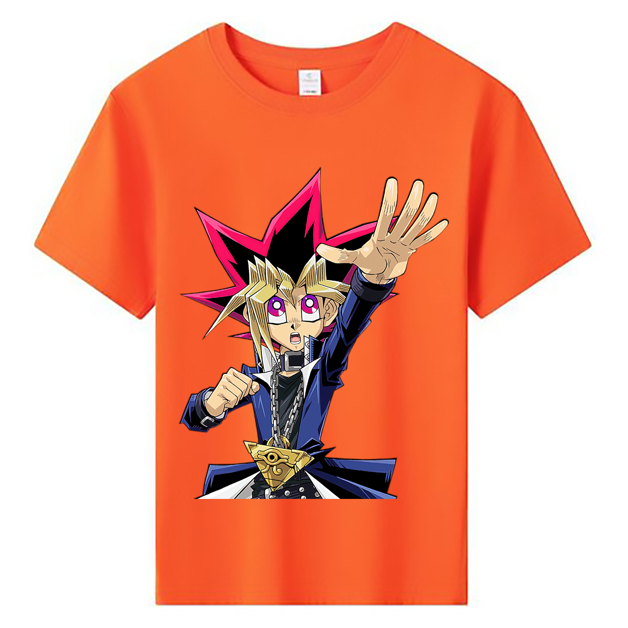 （画像用） 遊☆戯☆王 Yu-Gi-Oh! 綿100％キッズTシャツ（フロントプリント）