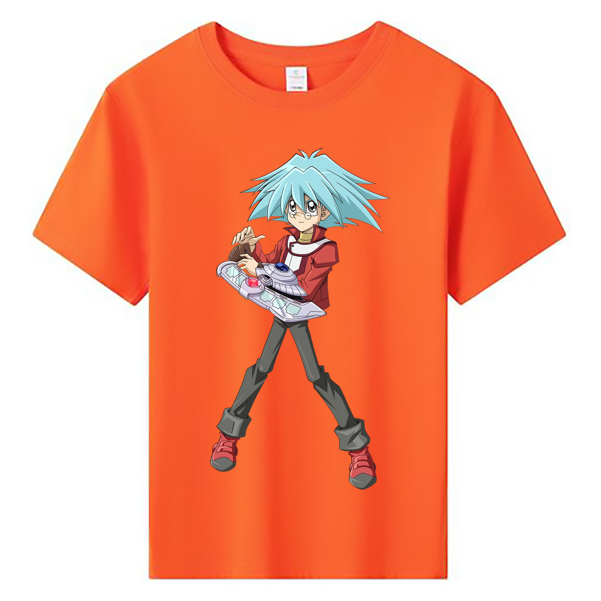 （画像用） 遊☆戯☆王 Yu-Gi-Oh! 綿100％キッズTシャツ（フロントプリント）