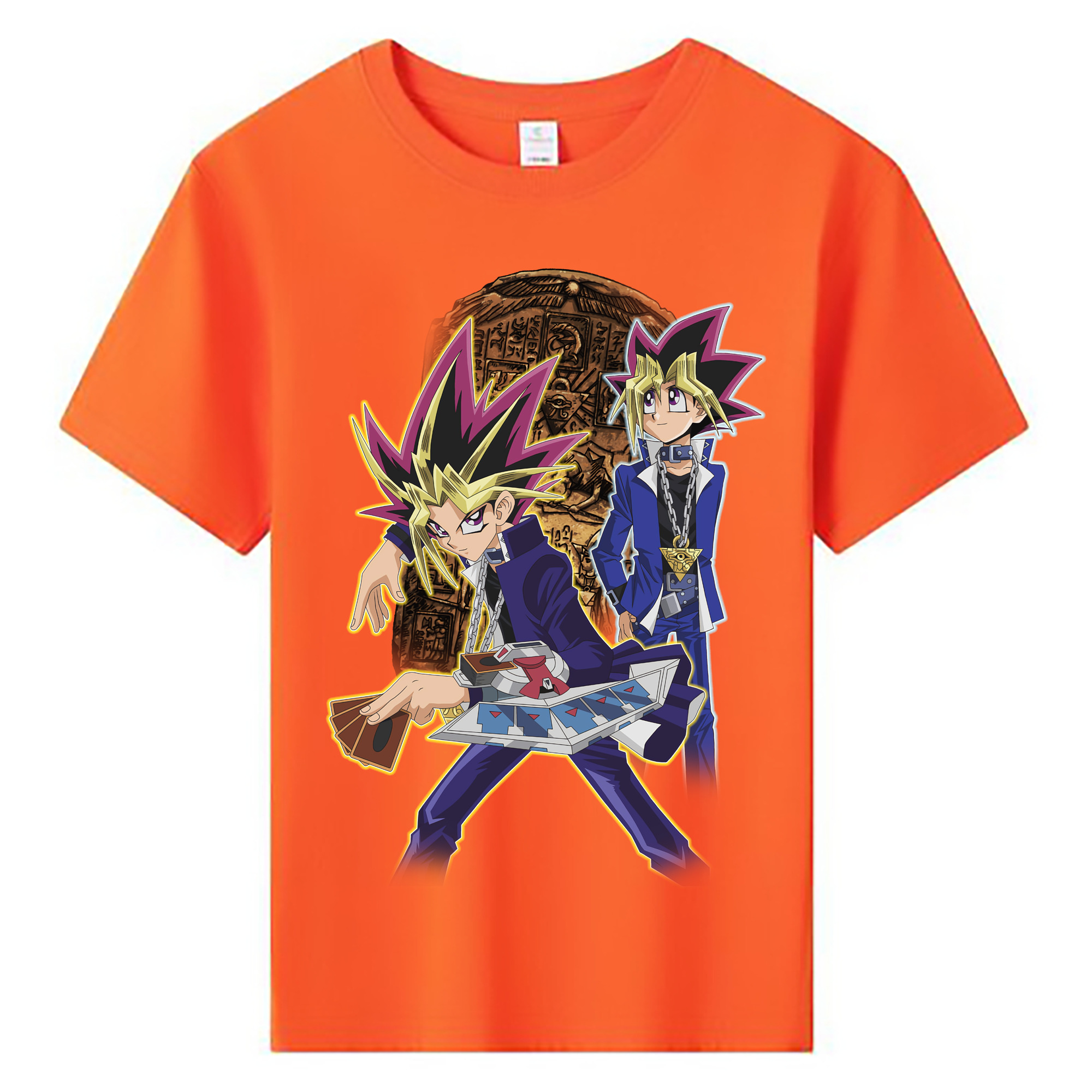 （画像用） 遊☆戯☆王 Yu-Gi-Oh! 綿100％キッズTシャツ（フロントプリント）