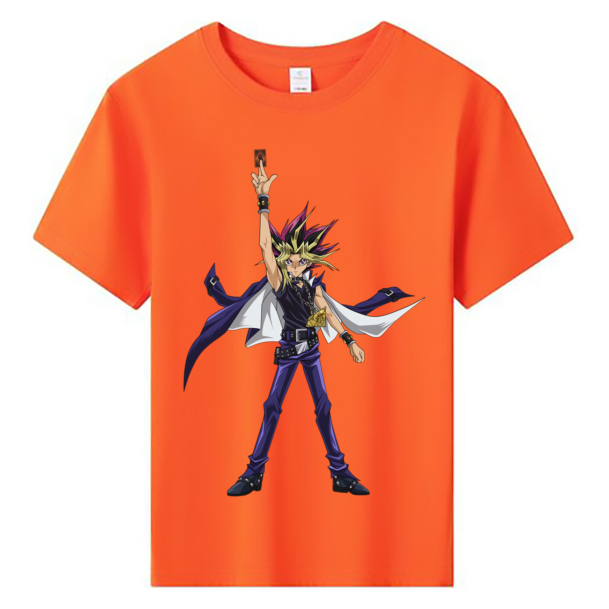 （画像用） 遊☆戯☆王 Yu-Gi-Oh! 綿100％キッズTシャツ（フロントプリント）