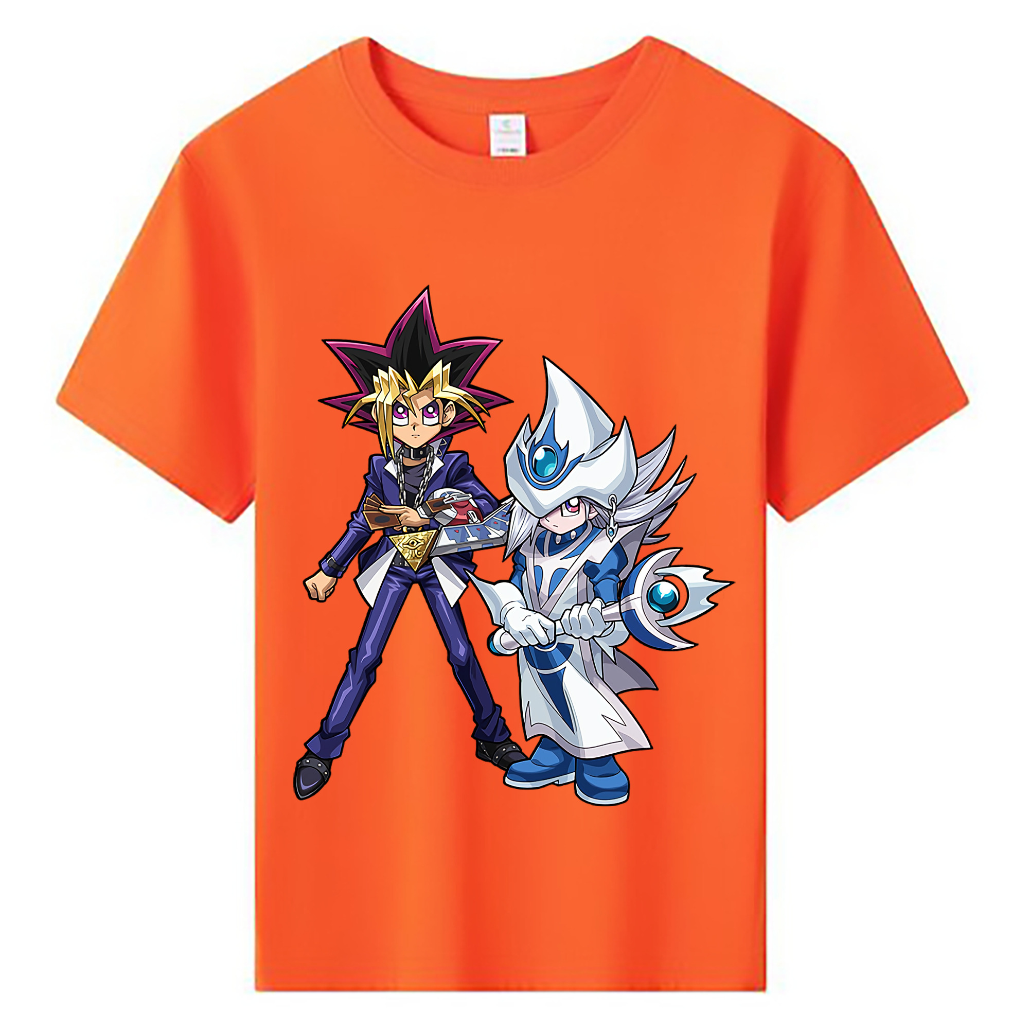 （画像用） 遊☆戯☆王 Yu-Gi-Oh! 綿100％キッズTシャツ（フロントプリント）