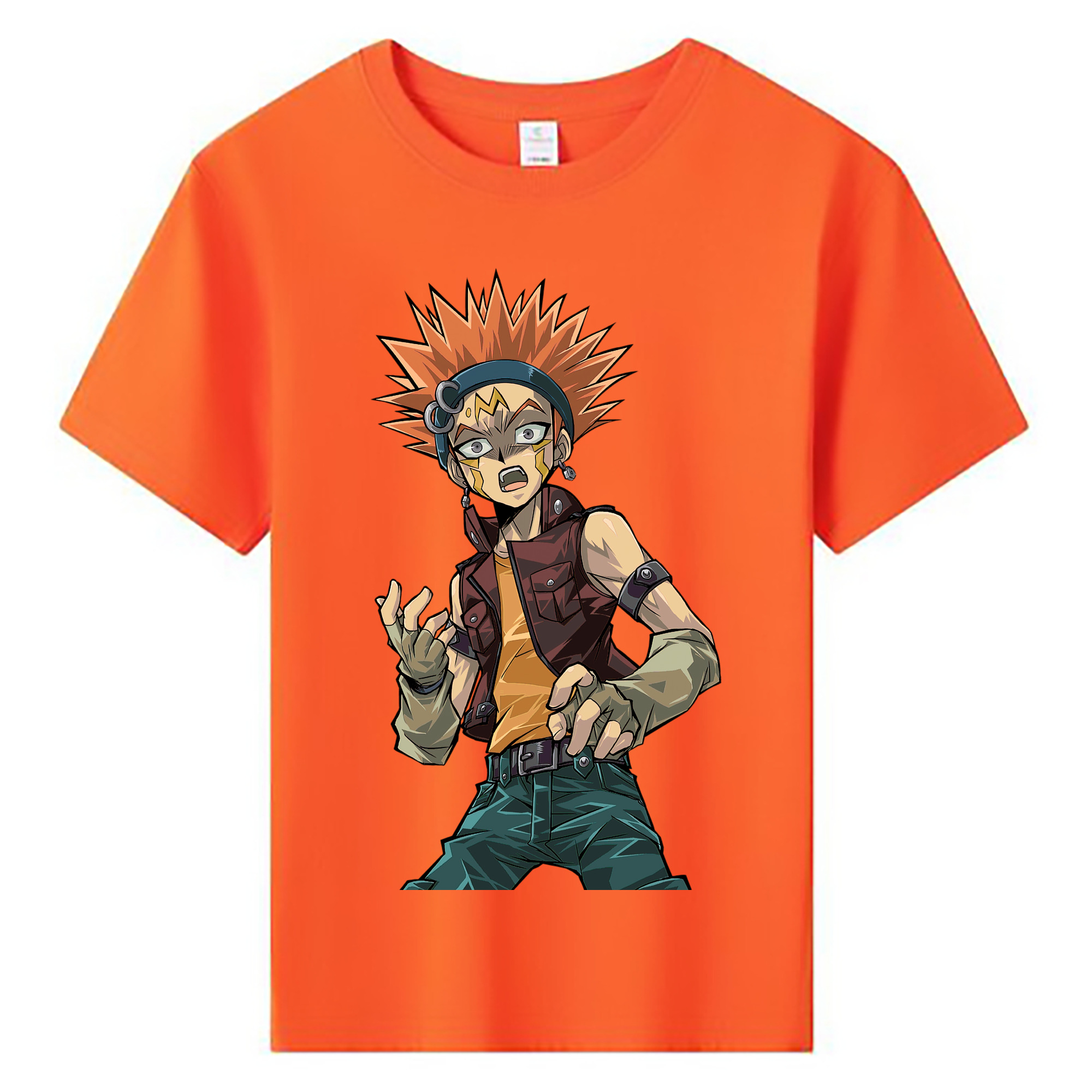 （画像用） 遊☆戯☆王 Yu-Gi-Oh! 綿100％キッズTシャツ（フロントプリント）