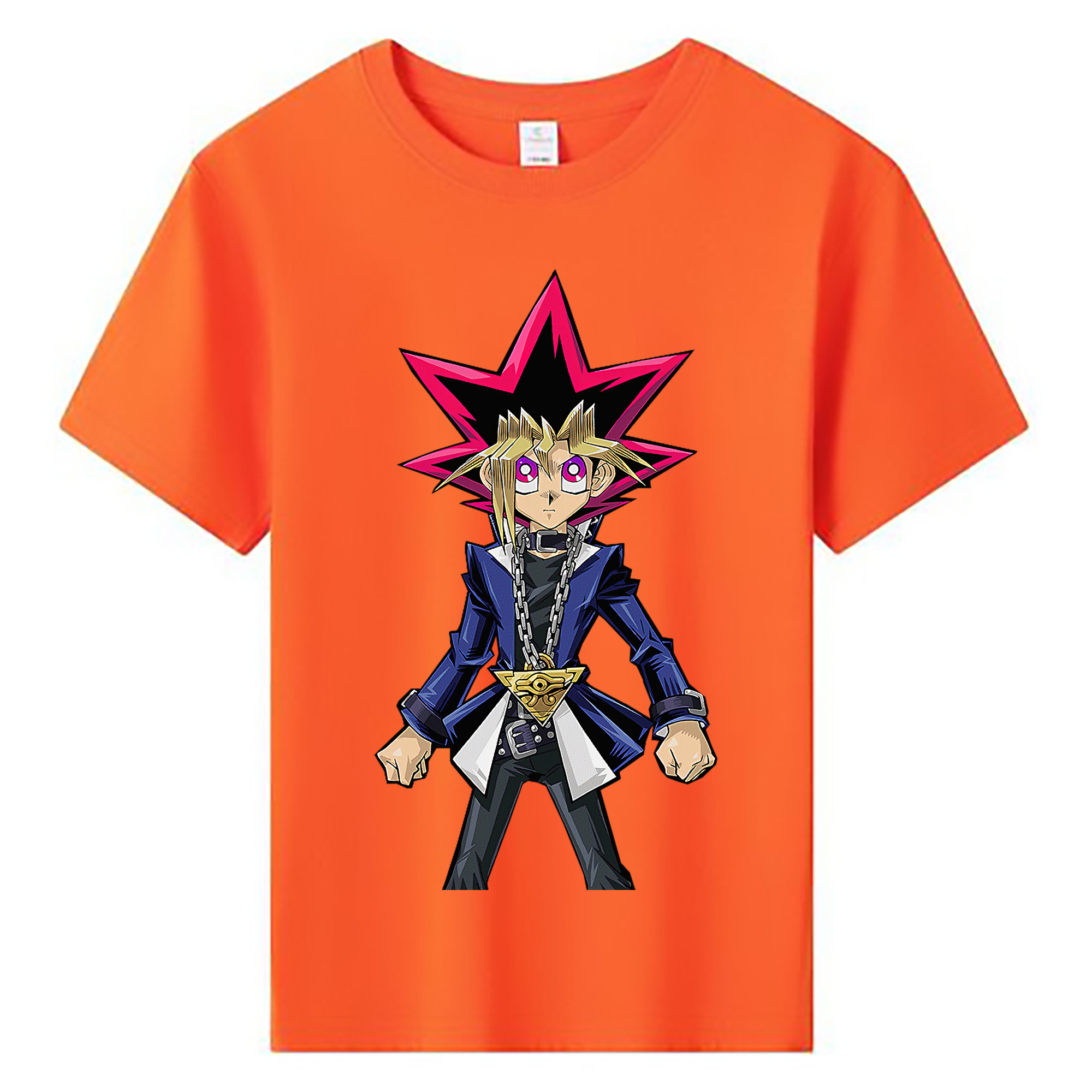 （画像用） 遊☆戯☆王 Yu-Gi-Oh! 綿100％キッズTシャツ（フロントプリント）